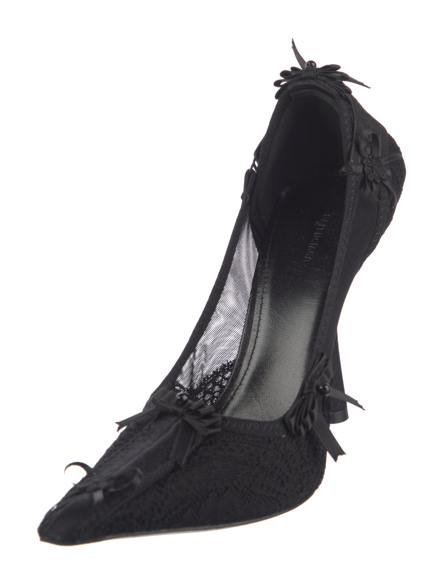 Balenciaga Lingerie Knife Lace Pumps