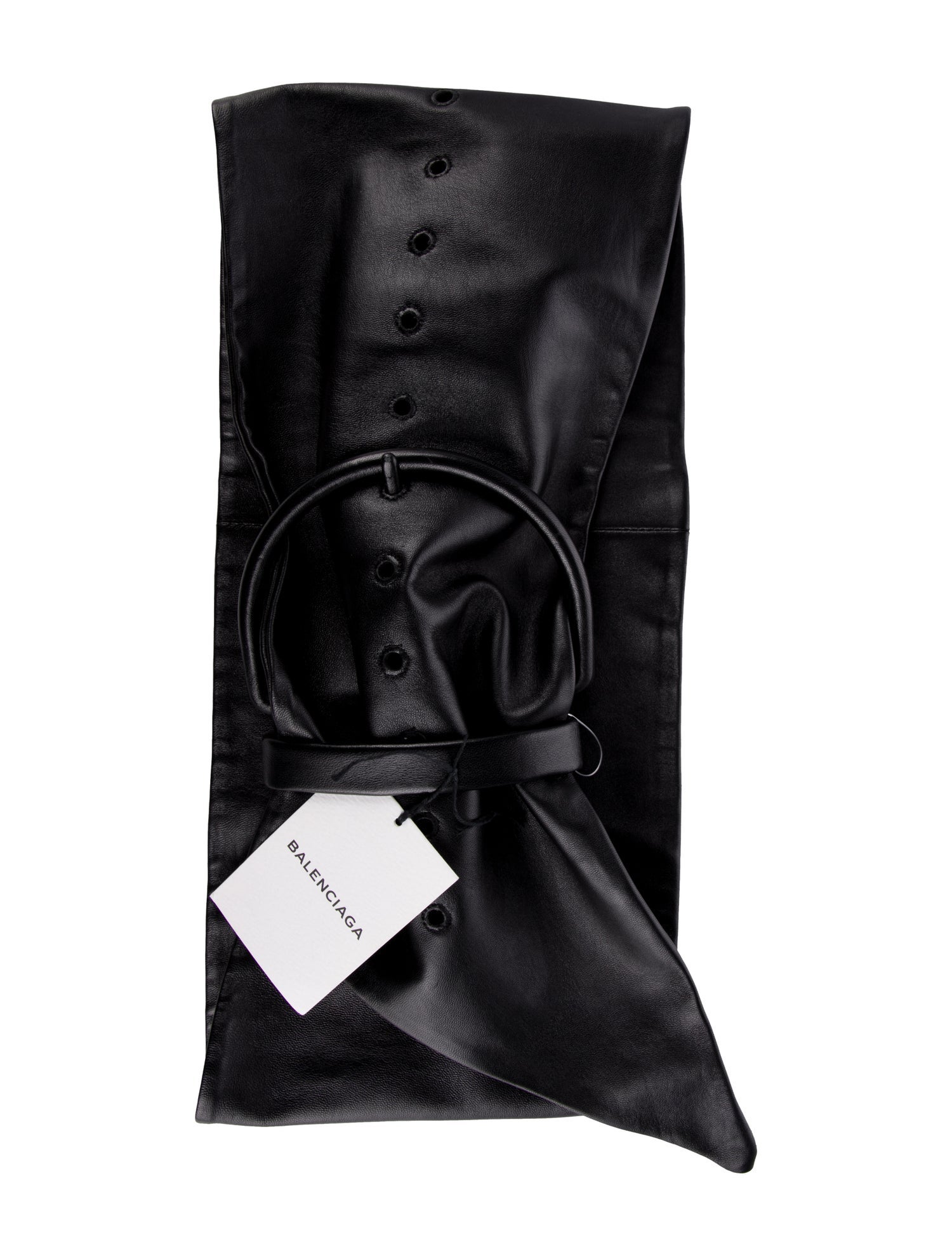 Balenciaga Wide Leather Waist Belt w/ Tags