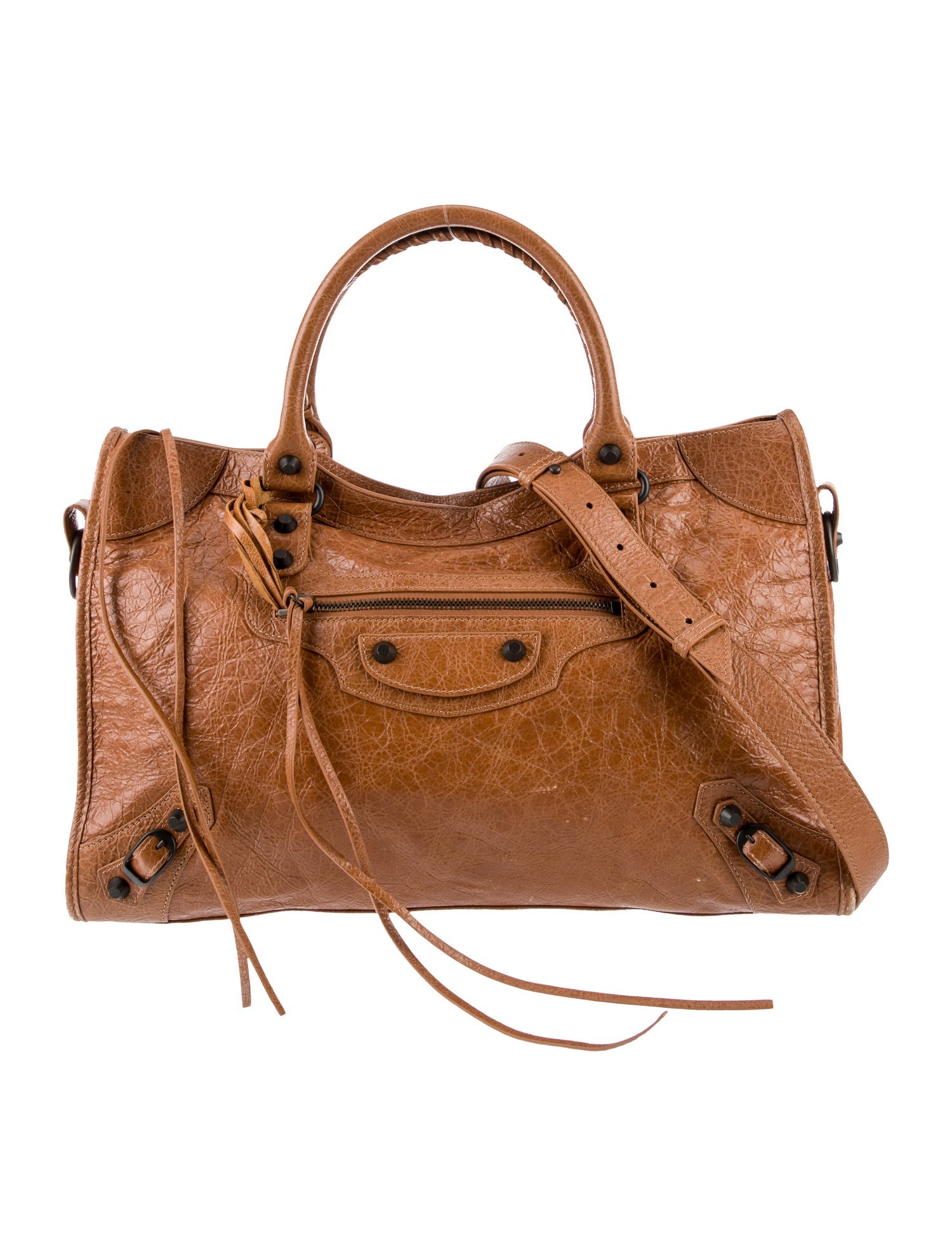 Balenciaga Leather Motocross Classic City