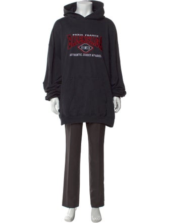 Balenciaga 2021 Graphic Print Hoodie