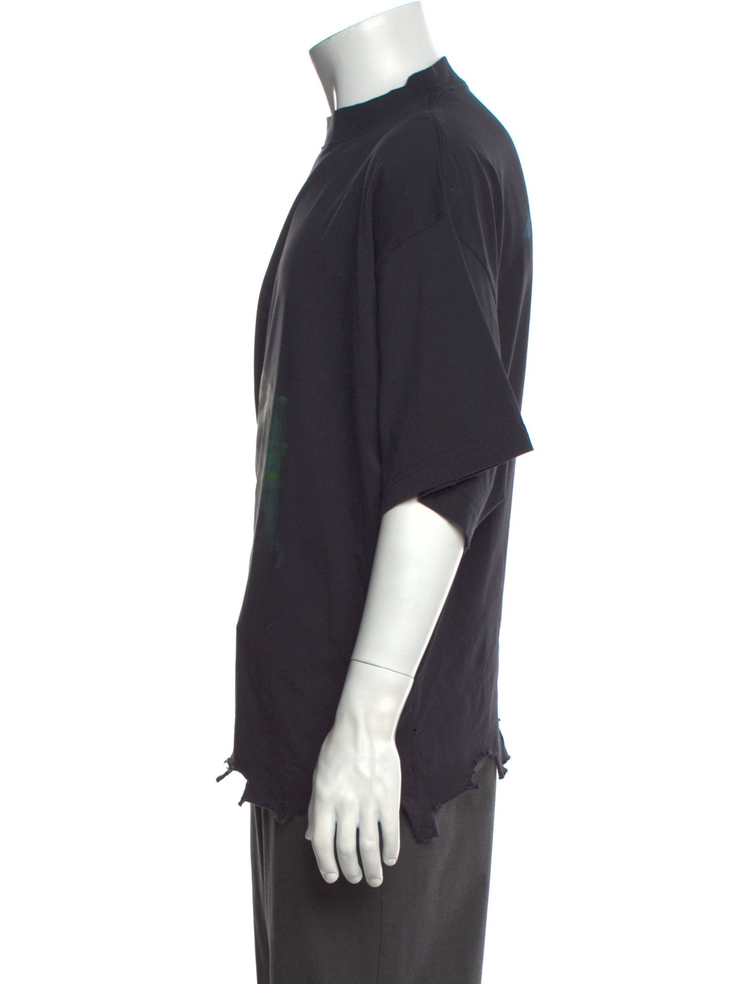 Balenciaga Graphic Print Crew Neck T-Shirt