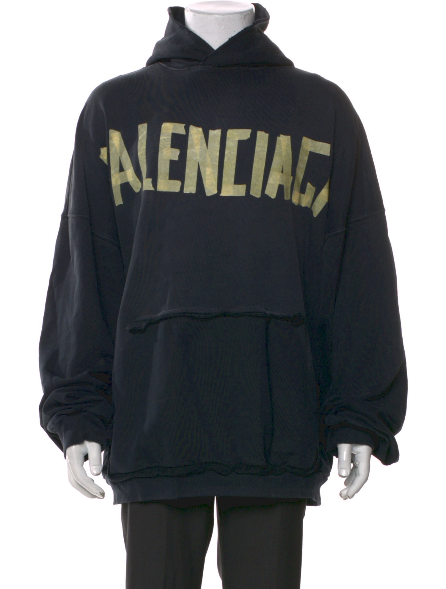 Balenciaga 2023 Tape Logo Hoodie