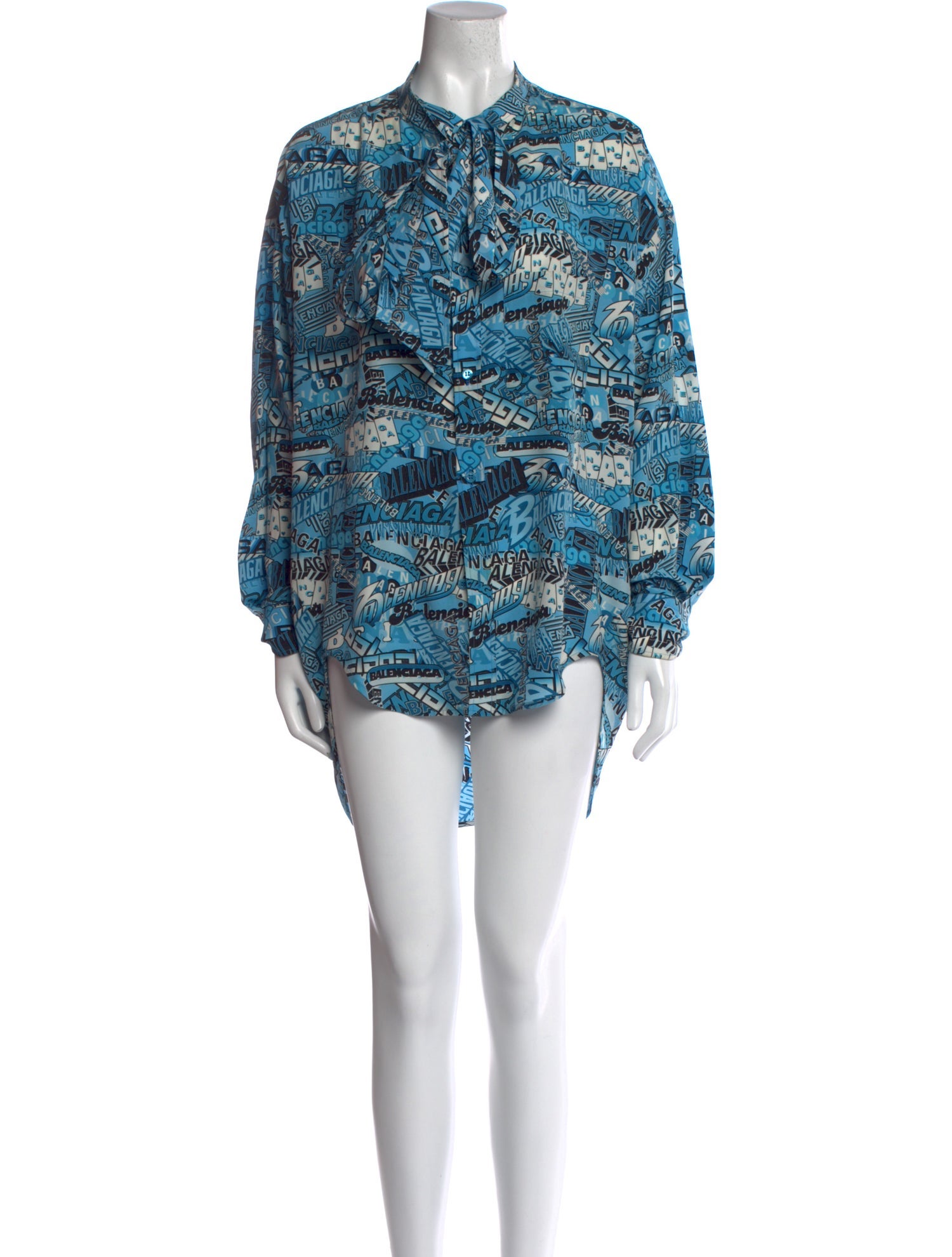 Balenciaga 2018 Silk Tunic