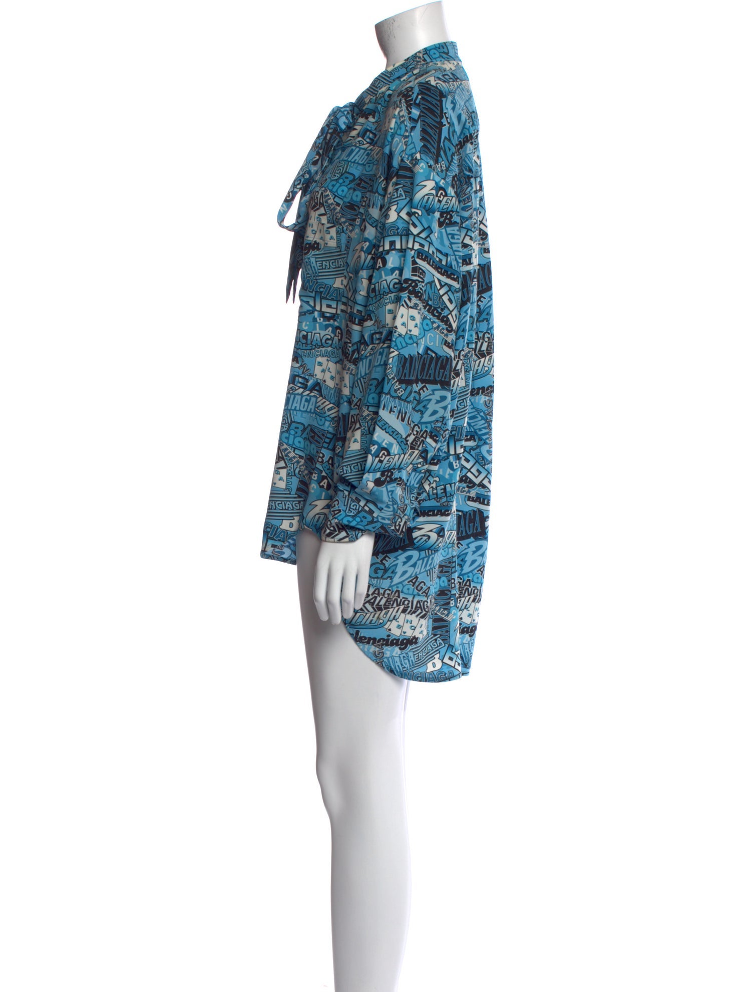 Balenciaga 2018 Silk Tunic