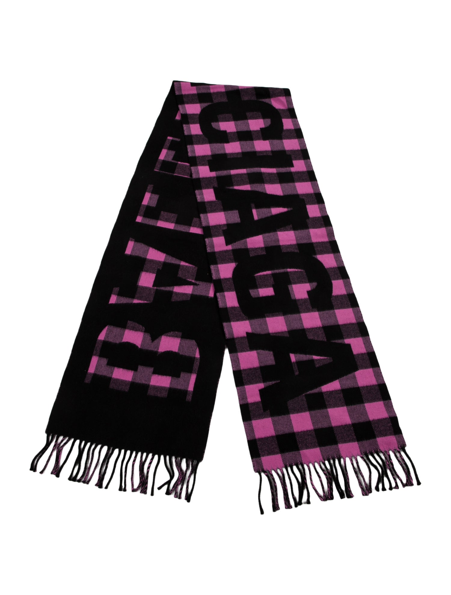 Balenciaga Wool Striped Scarf