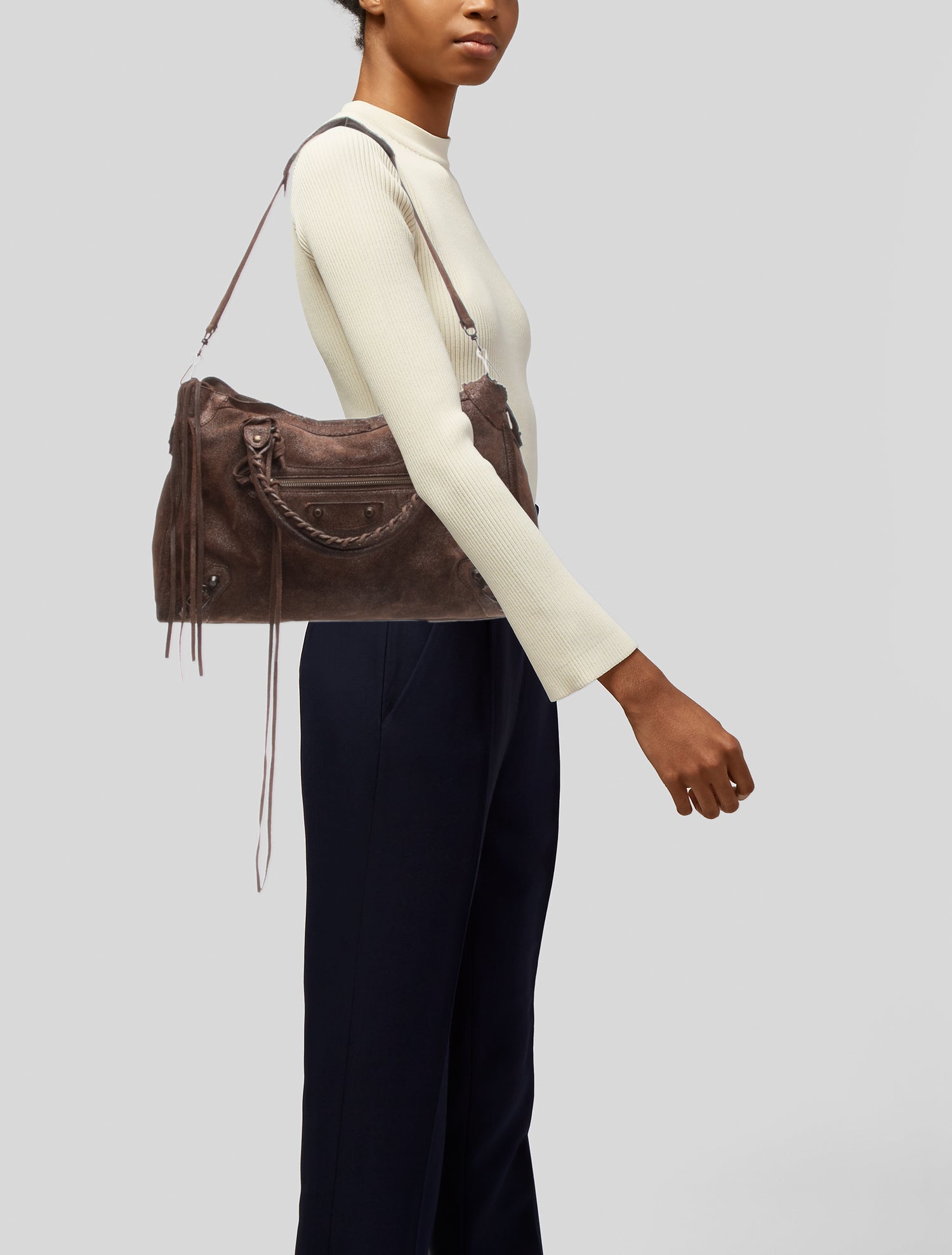 Balenciaga Suede Motocross Classic City