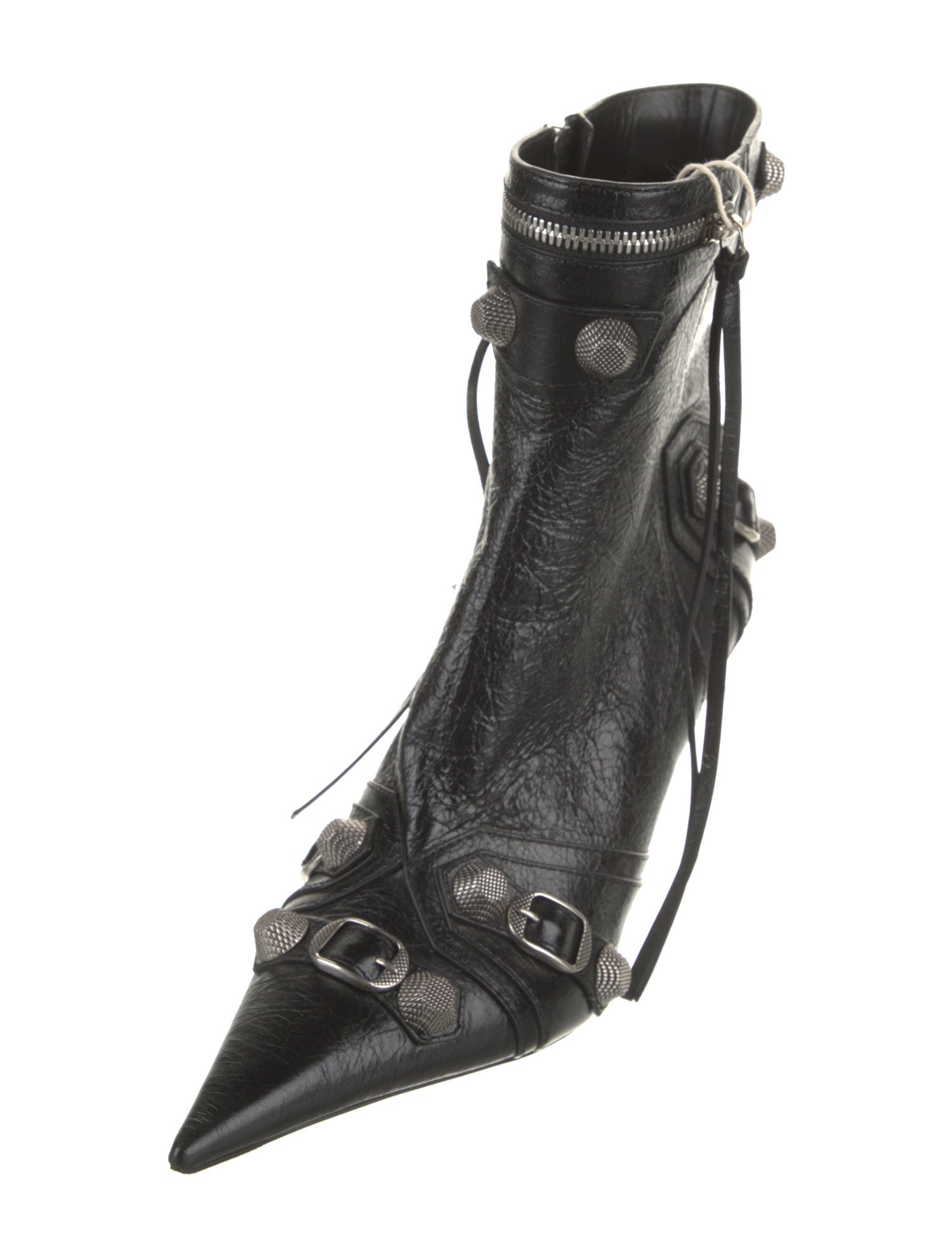 Balenciaga Leather Studded Accents Boots w/ Tags