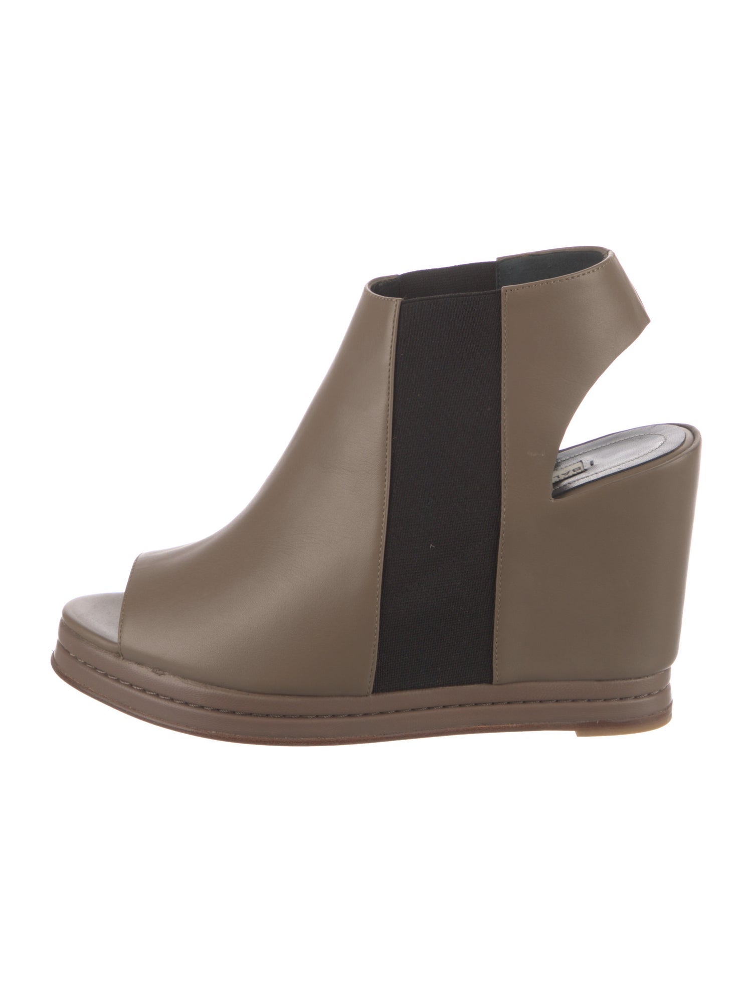 Balenciaga Leather Slingback Sandals