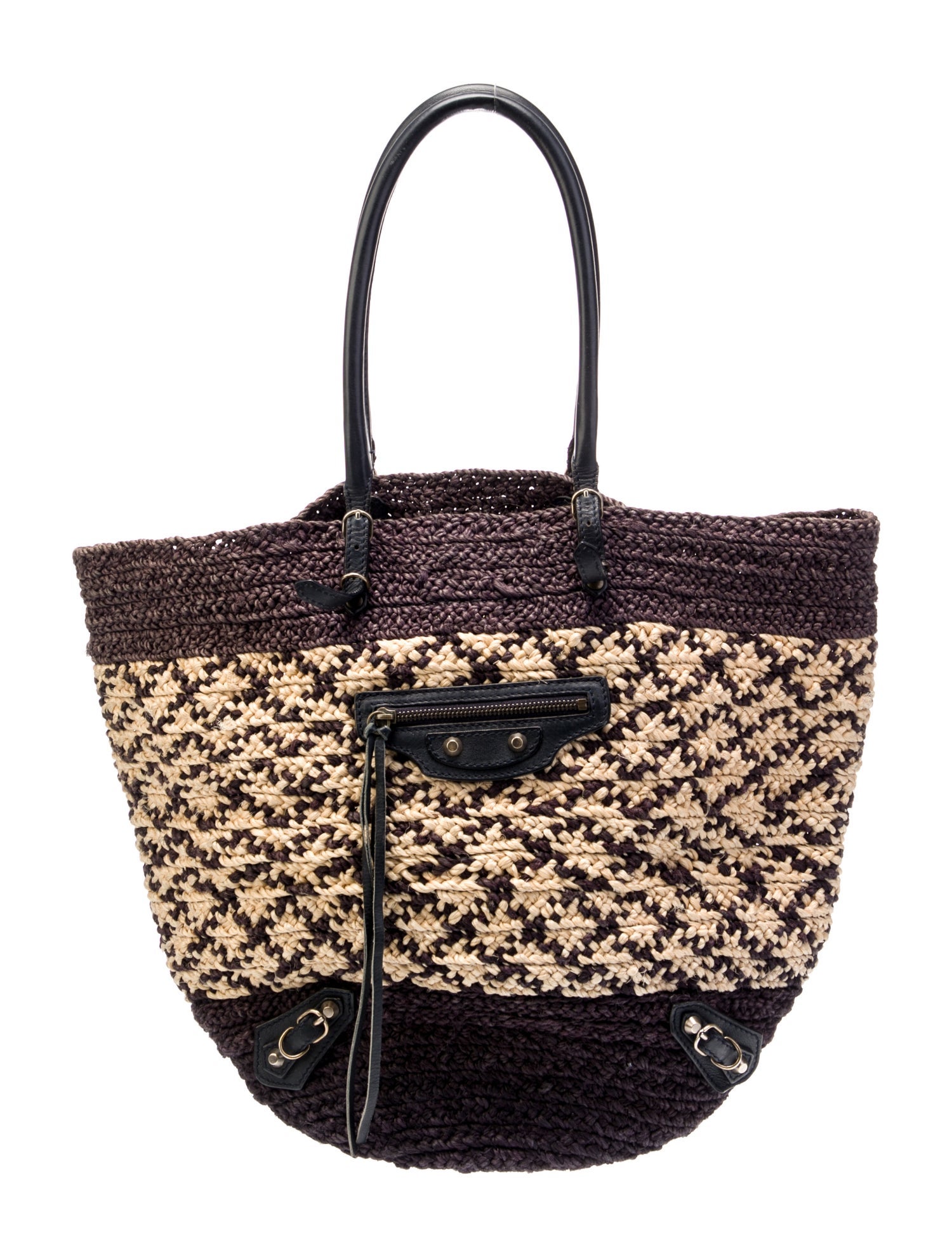 Balenciaga Raffia Panier