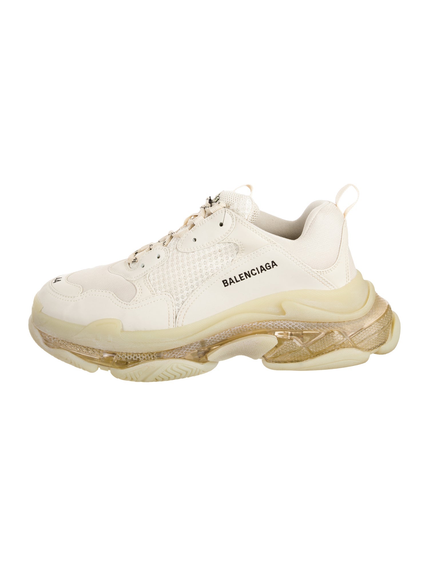 Balenciaga Triple S 'Clear Sole' Chunky Sneakers