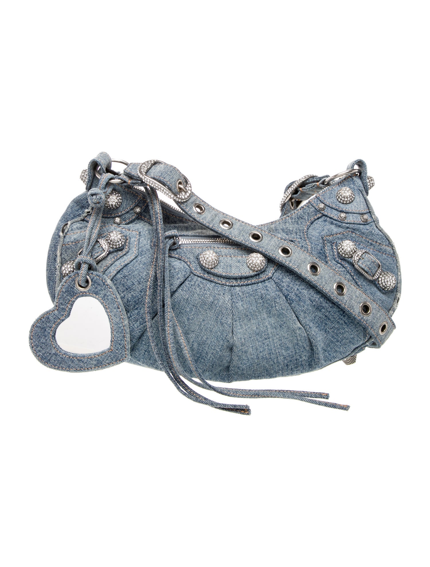 Balenciaga Denim Le Cagole Small Shoulder Bag Small