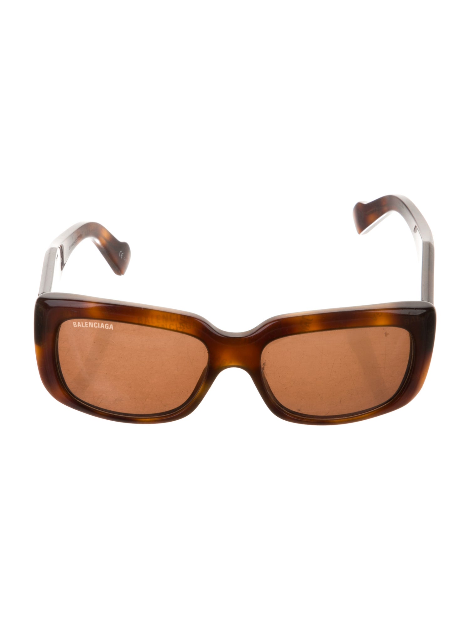 Balenciaga Square Tinted Sunglasses