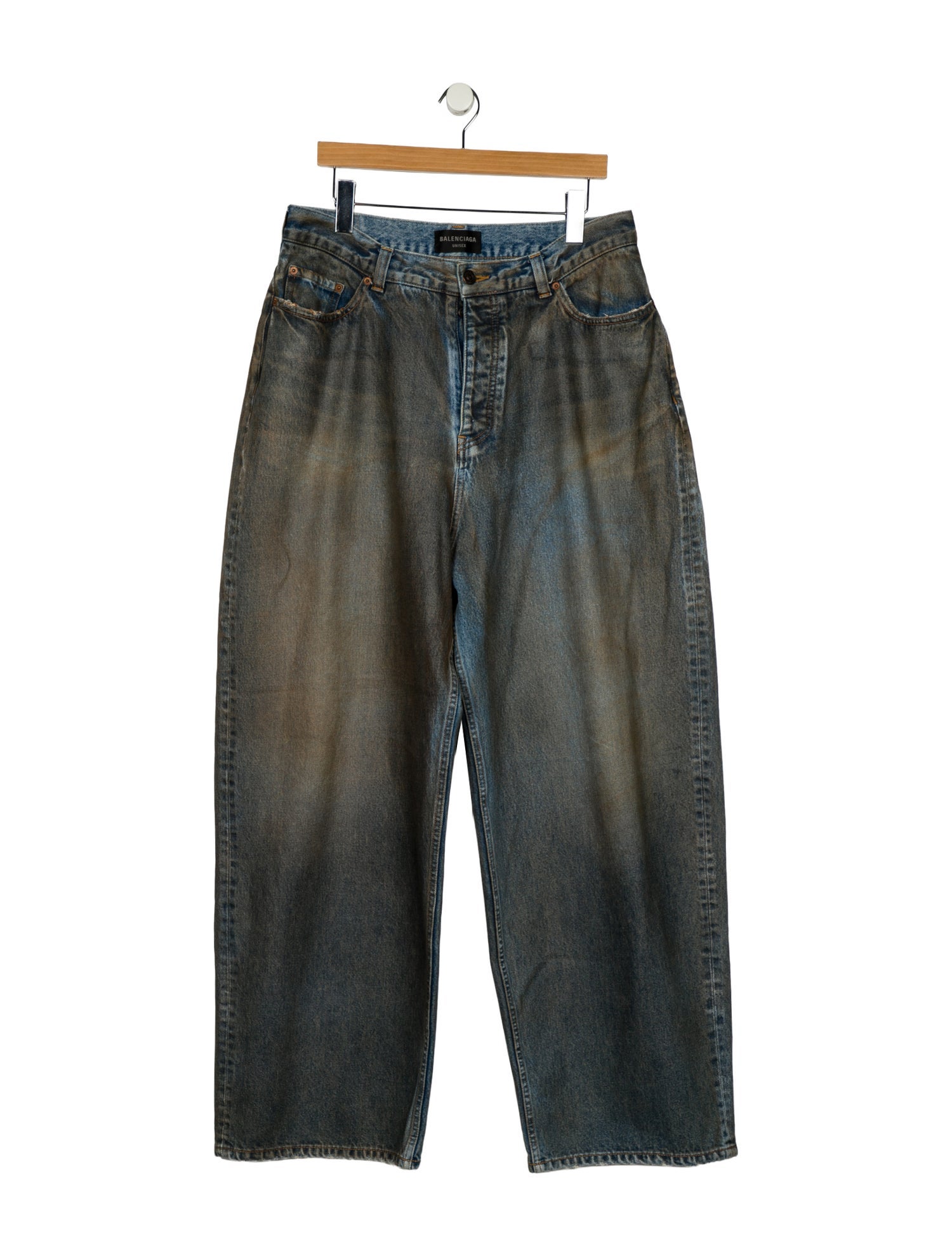 Balenciaga 2022 Wide Leg Jeans
