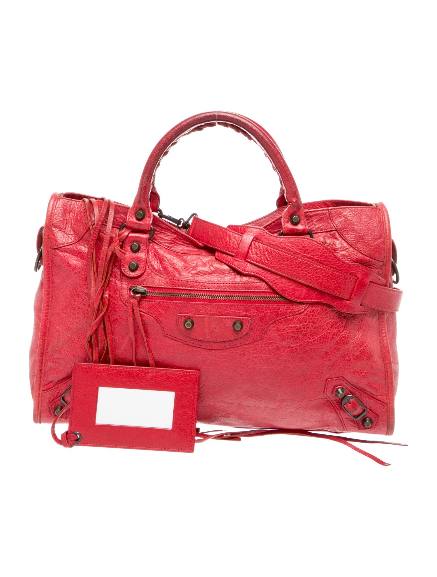 Balenciaga Leather Motocross City Giant