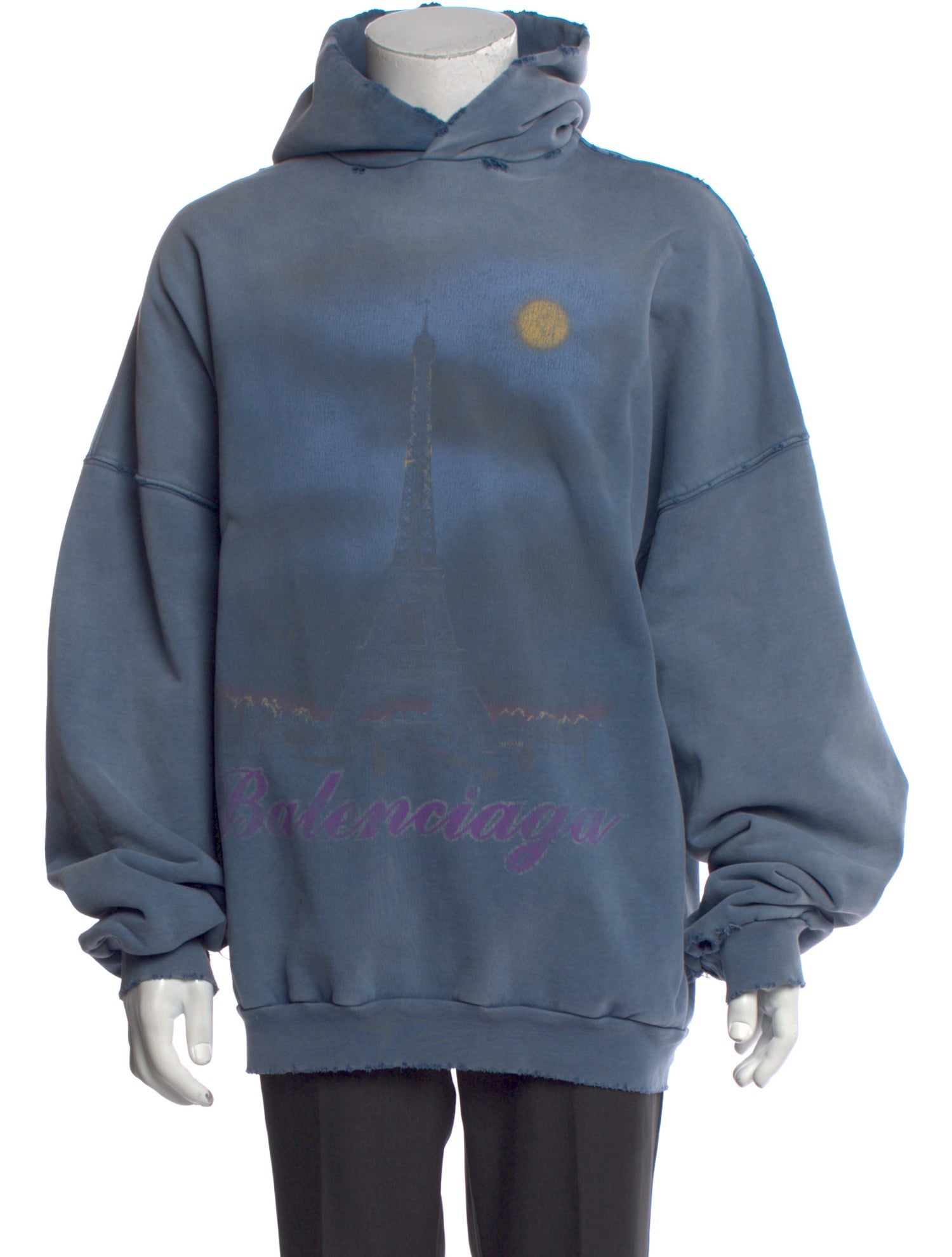 Balenciaga 2023 Signature Logo Hoodie