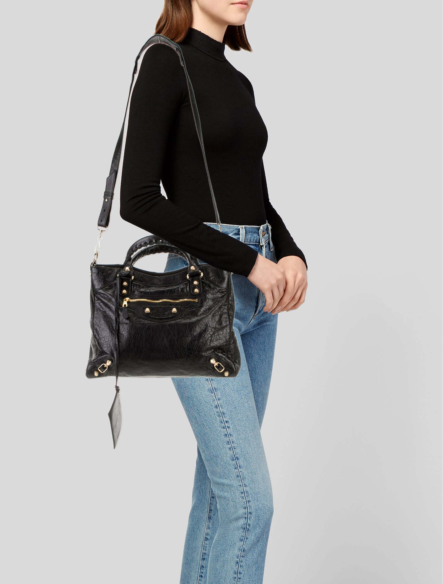 Balenciaga Leather Motocross City Giant