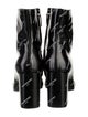Balenciaga Patent Leather Printed Boots
