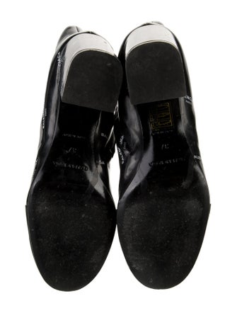 Balenciaga Patent Leather Printed Boots