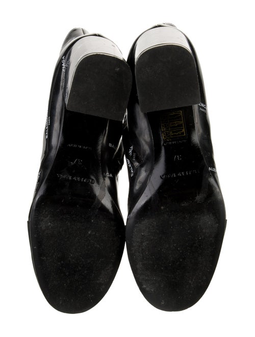 Balenciaga Patent Leather Printed Boots