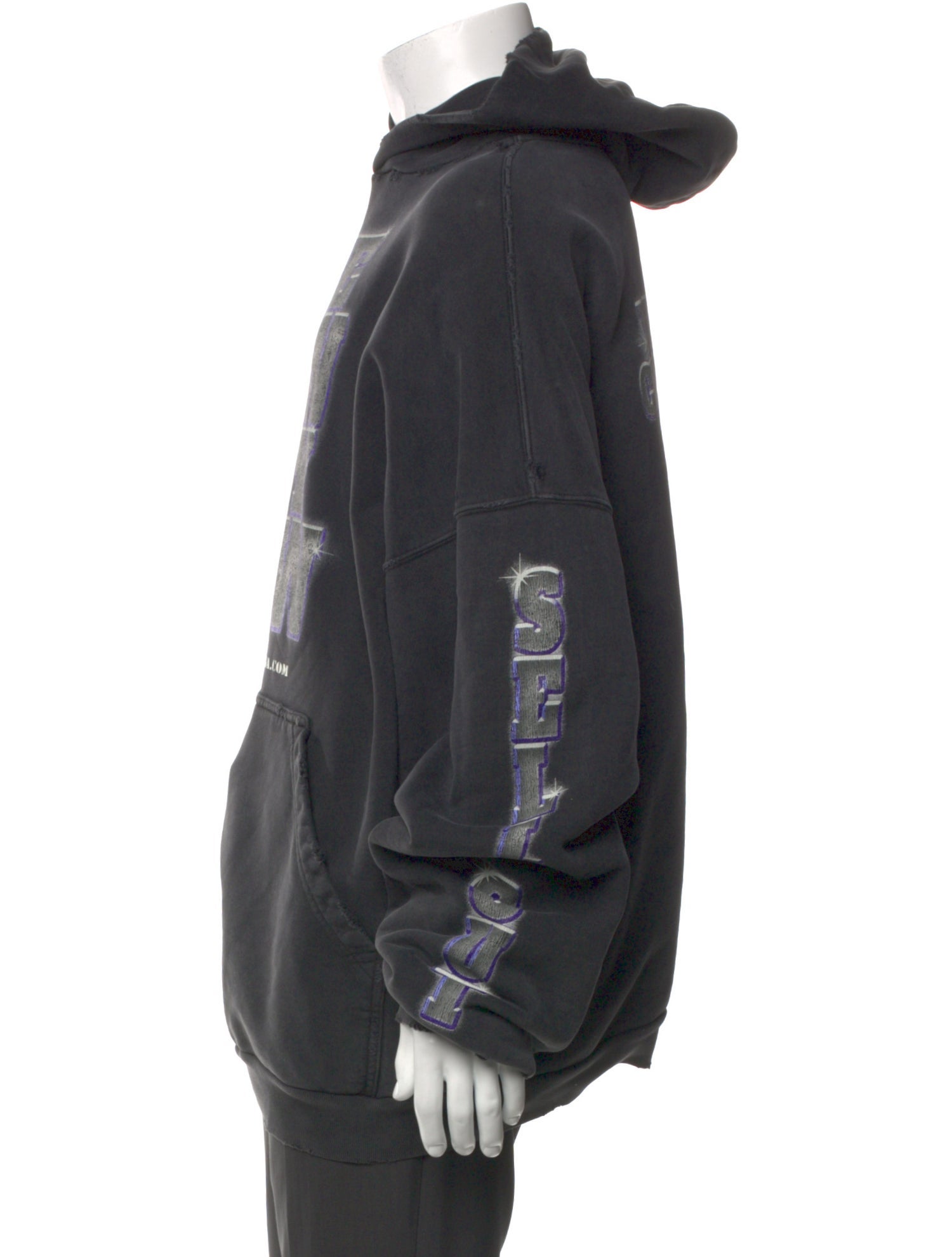 Balenciaga 2023 Graphic Print Hoodie