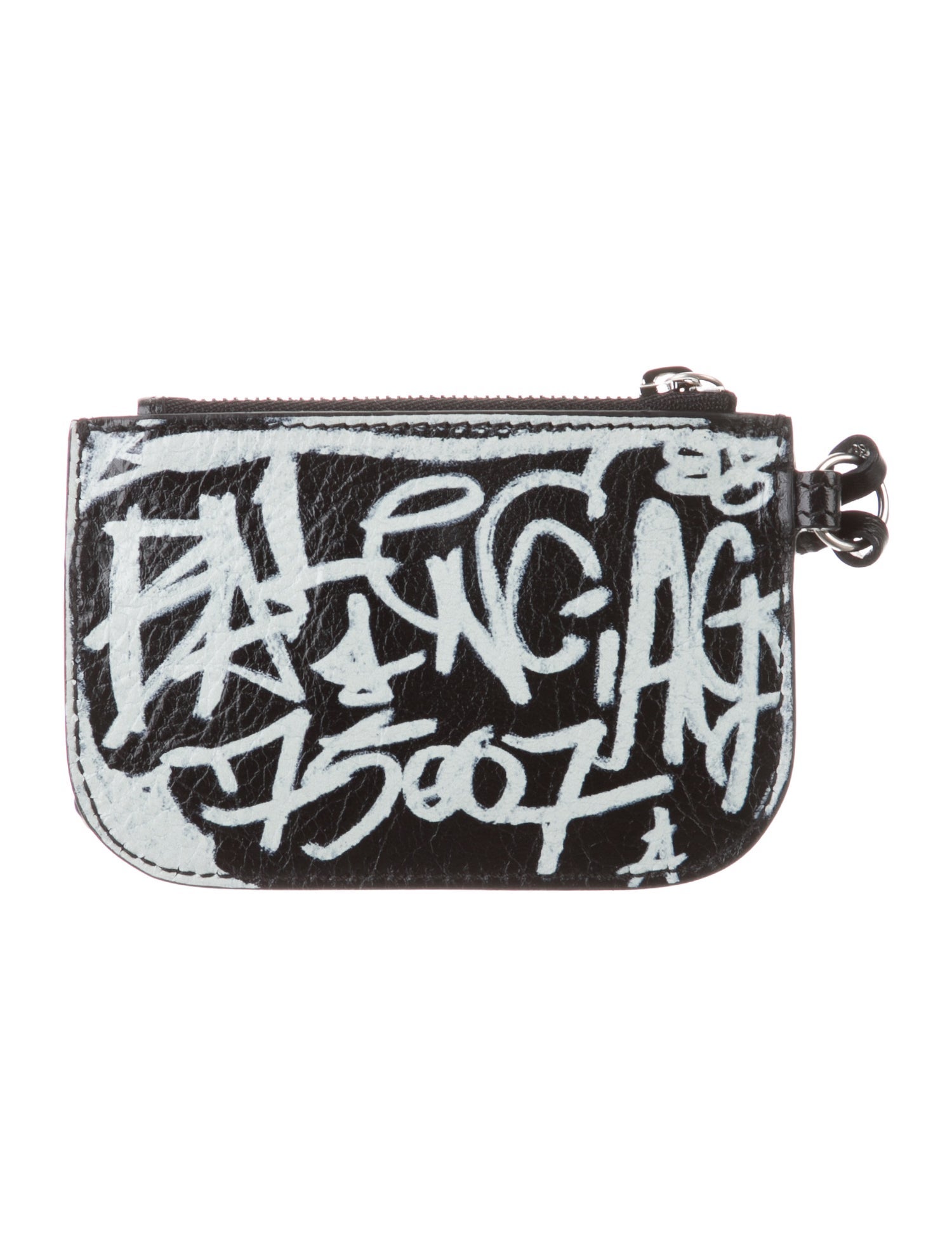 Balenciaga La Cagole Coin Pouch Leather Wristlet