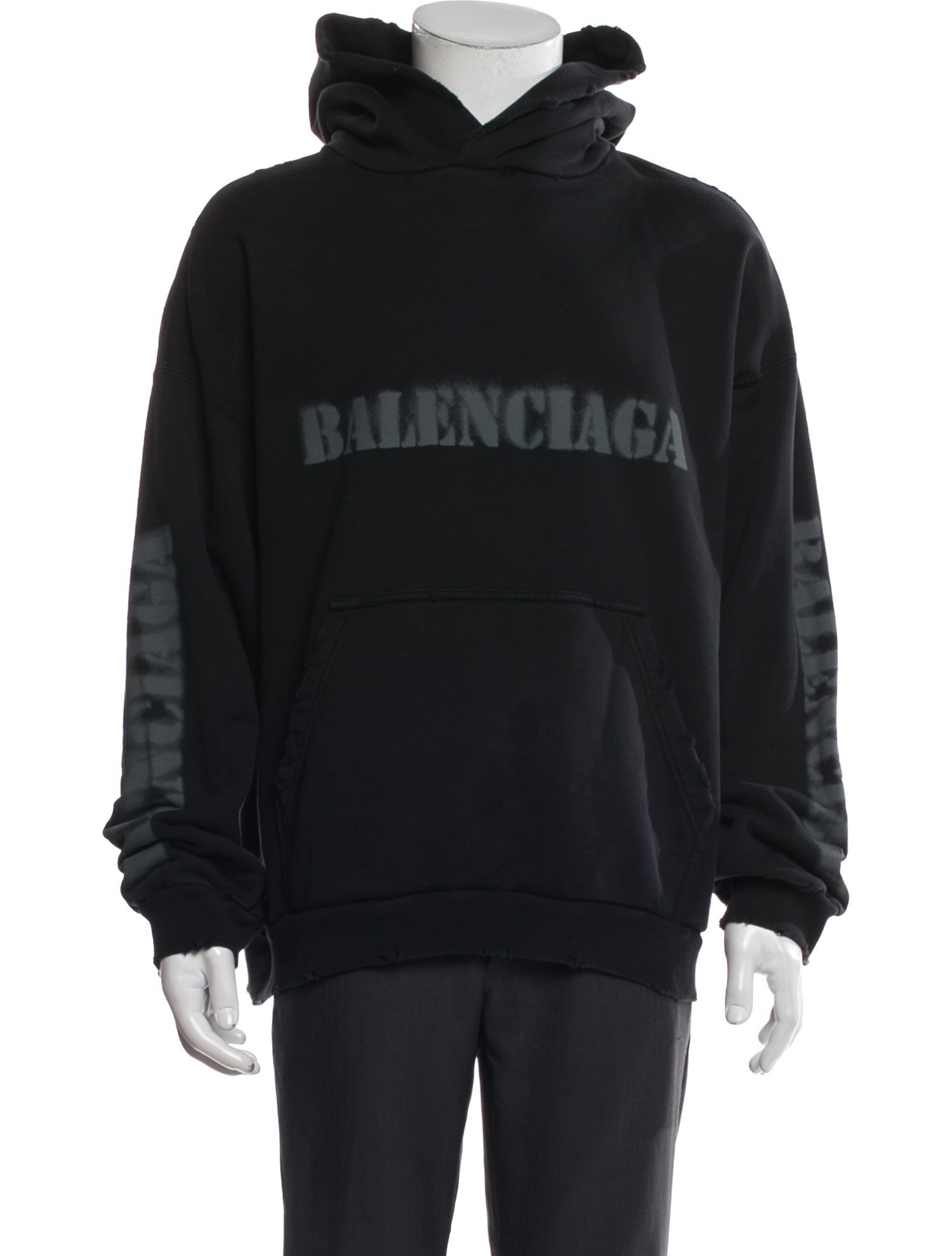 Balenciaga 2023 Graphic Print Hoodie