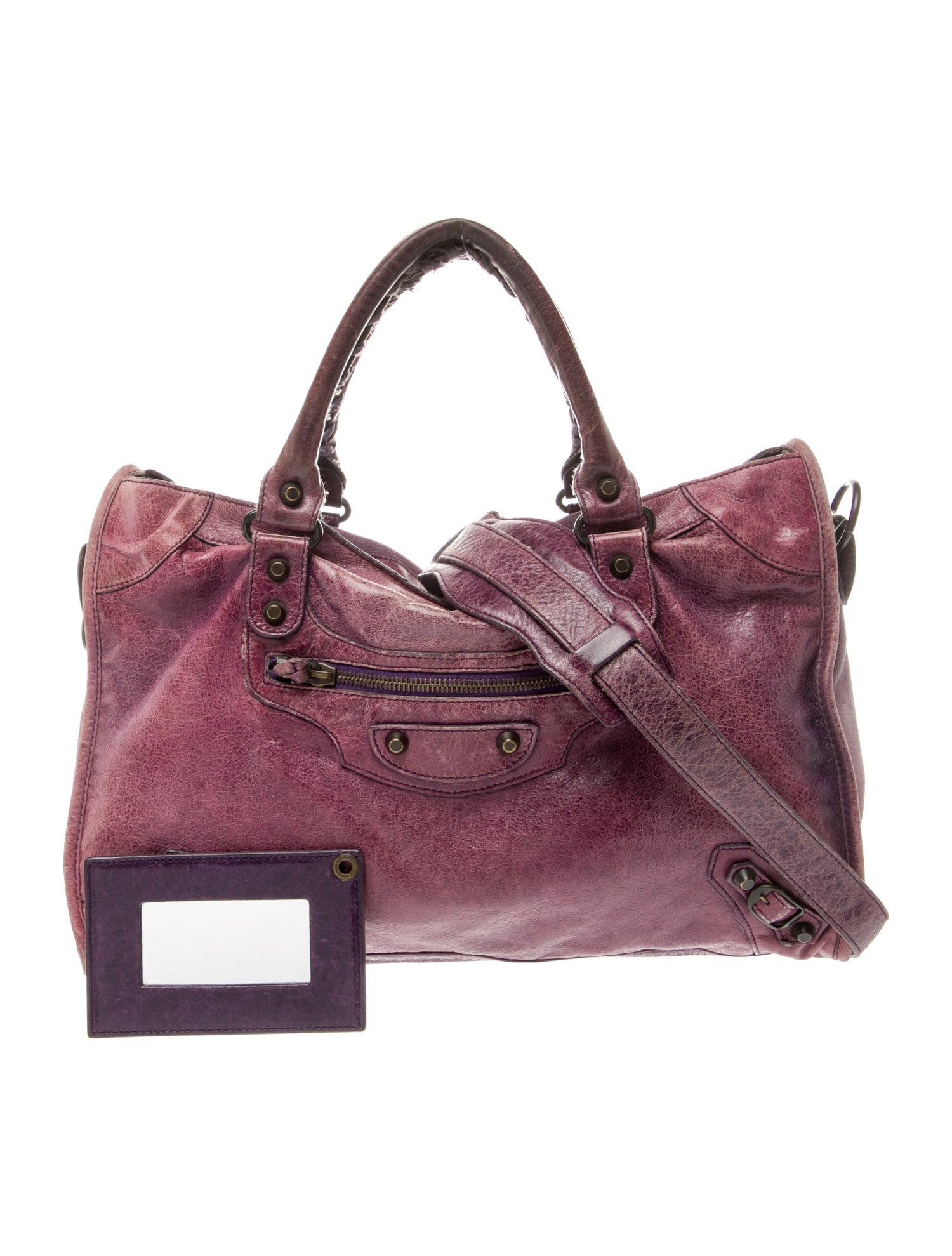 Balenciaga Leather Motocross Classic City