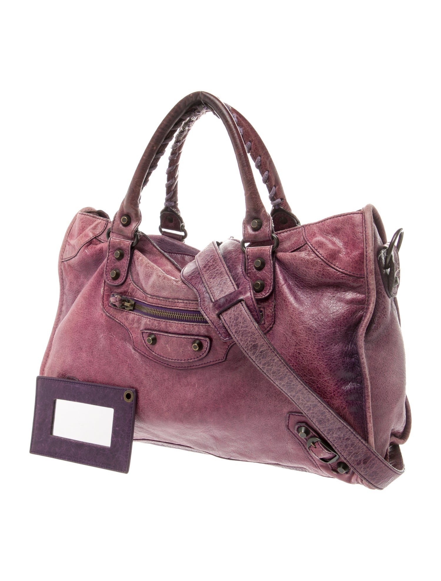 Balenciaga Leather Motocross Classic City