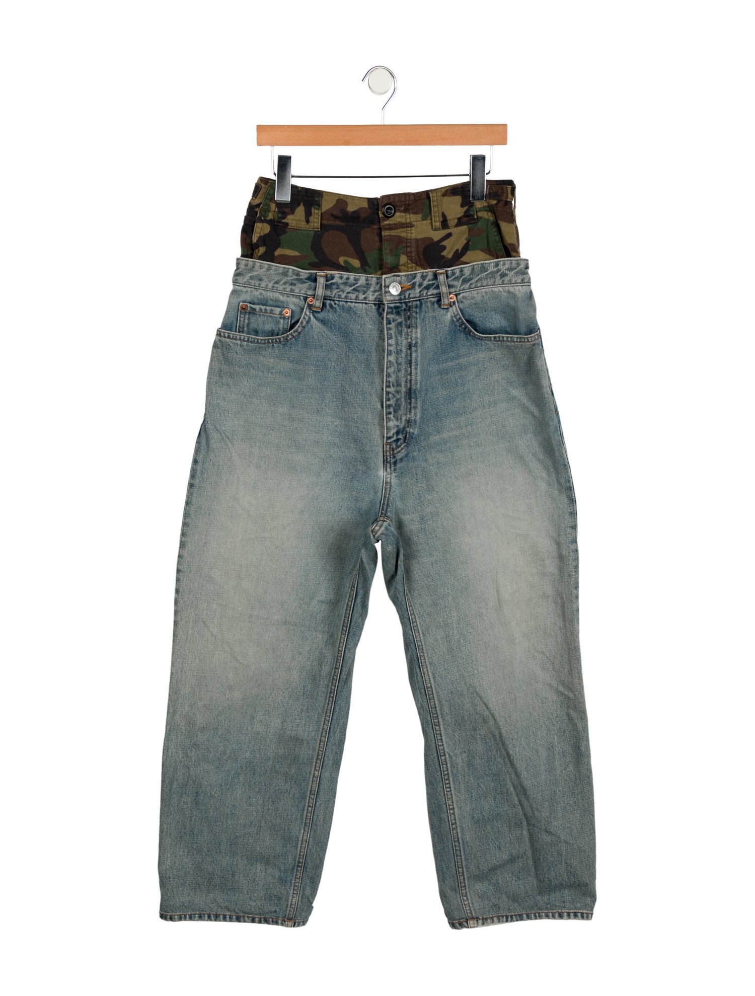 Balenciaga 2021 Straight-Leg Jeans