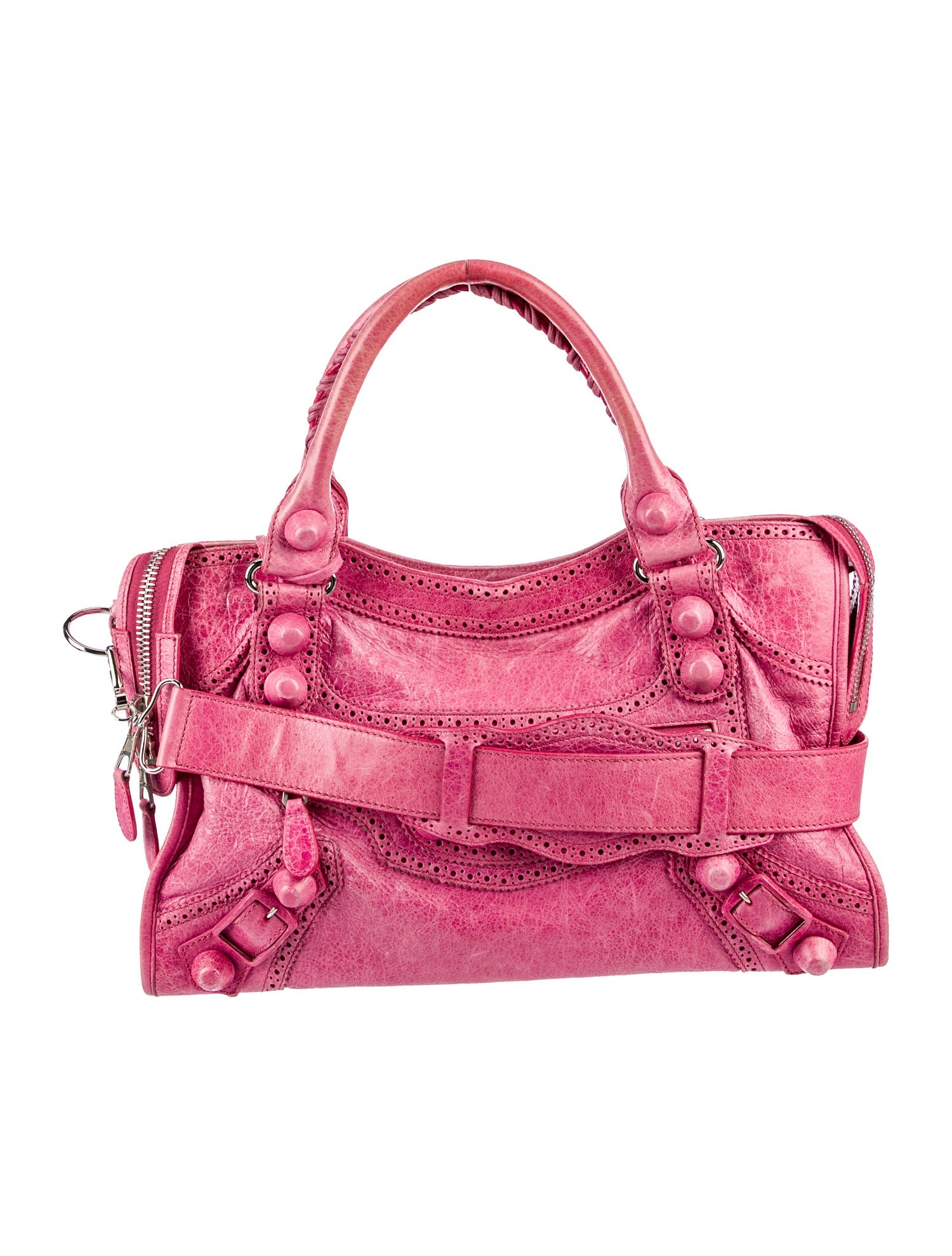 Balenciaga Giant Covered Brogues City Bag