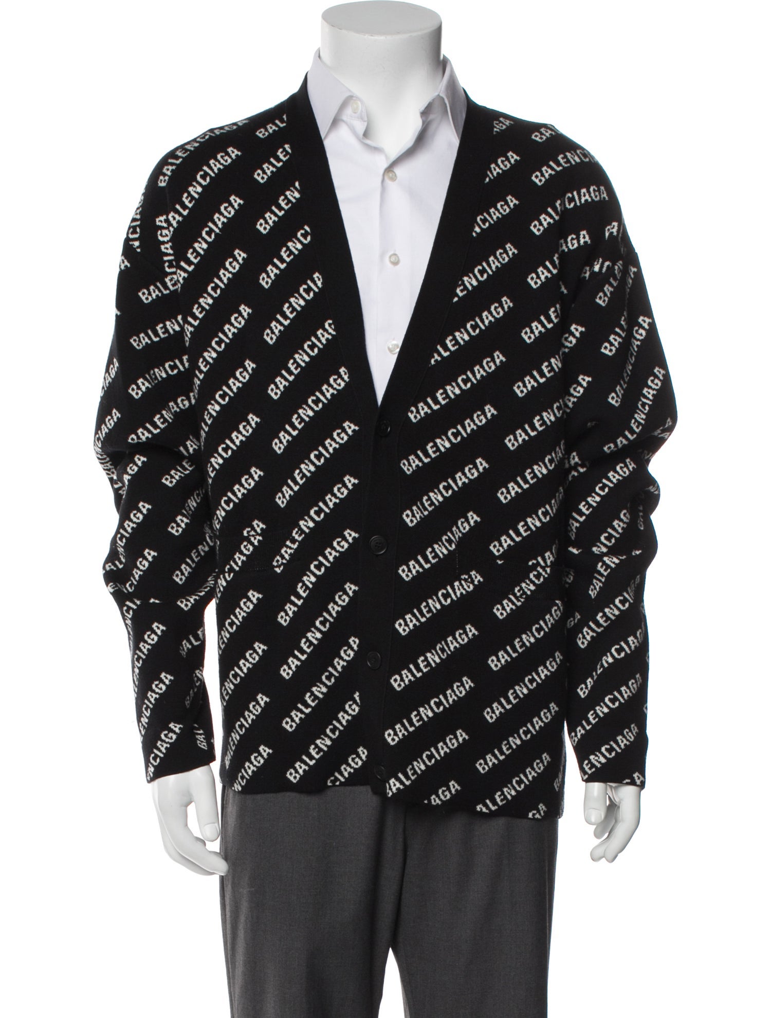 Balenciaga 2022 Printed Cardigan