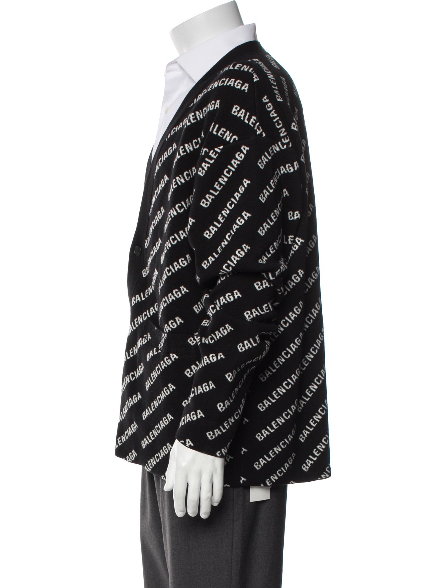 Balenciaga 2022 Printed Cardigan