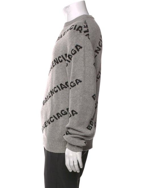 Balenciaga 2018 X All-Over Logo Pullover
