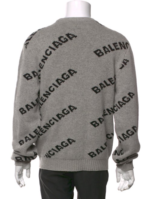 Balenciaga 2018 X All-Over Logo Pullover