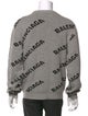 Balenciaga 2018 X All-Over Logo Pullover