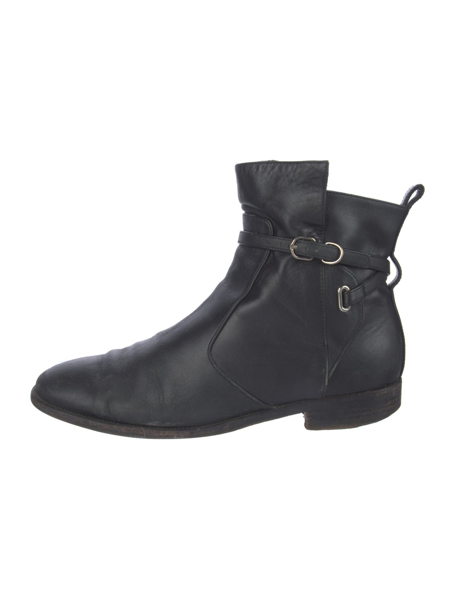 Balenciaga Leather Combat Boots