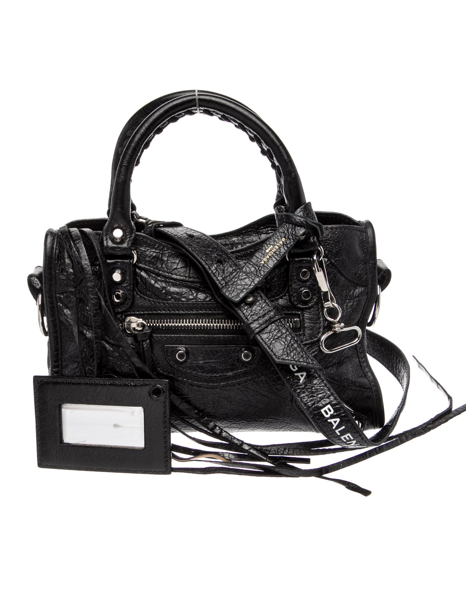 Balenciaga Leather Motocross Classic City