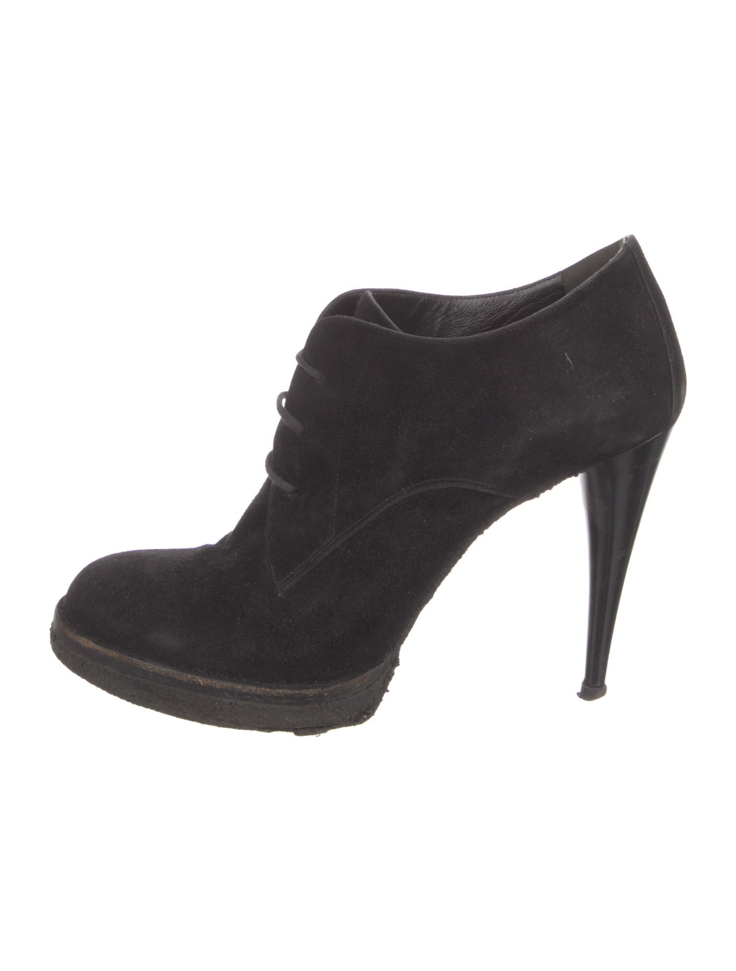 Balenciaga Suede Lace-Up Boots