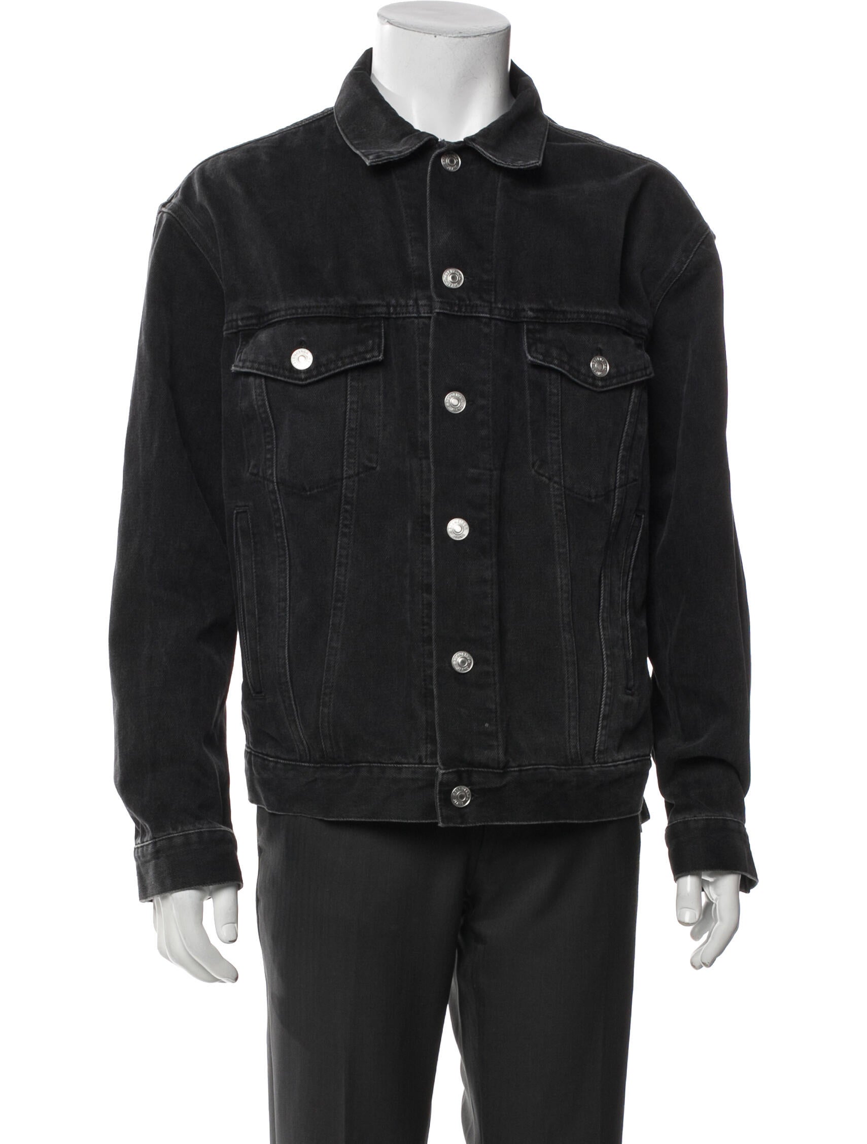 Balenciaga 2018 Signature Logo Denim Jacket