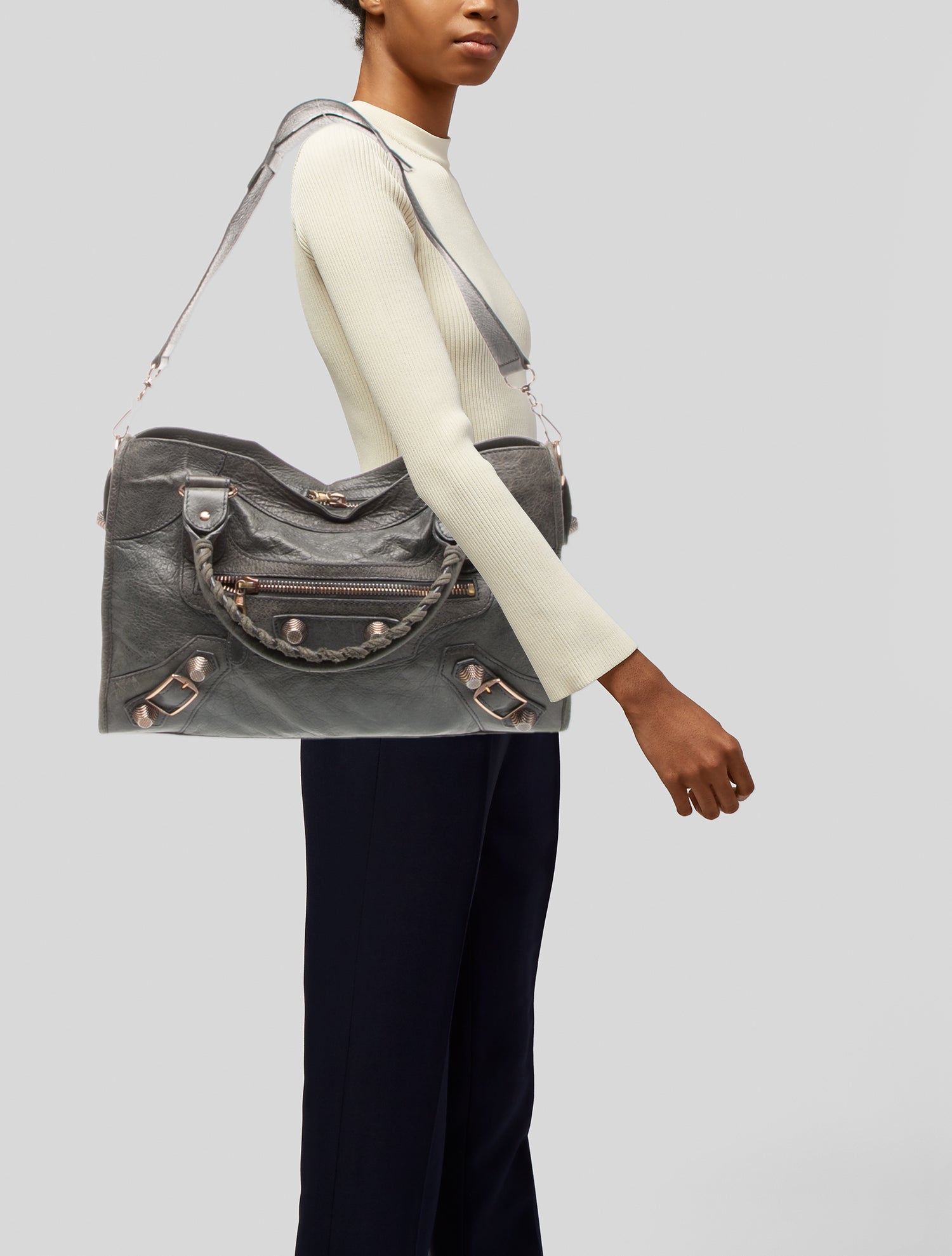 Balenciaga Leather Motocross City Giant