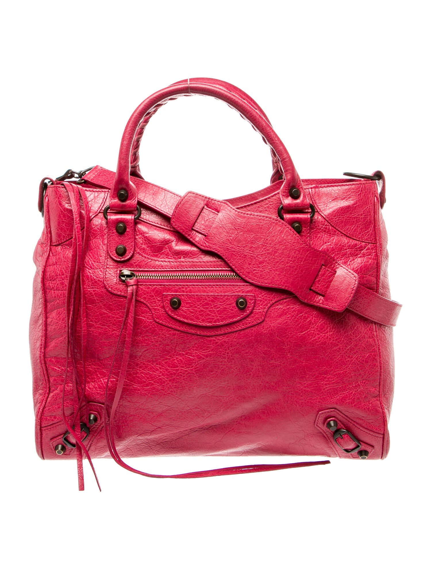 Balenciaga Leather Motocross Classic City