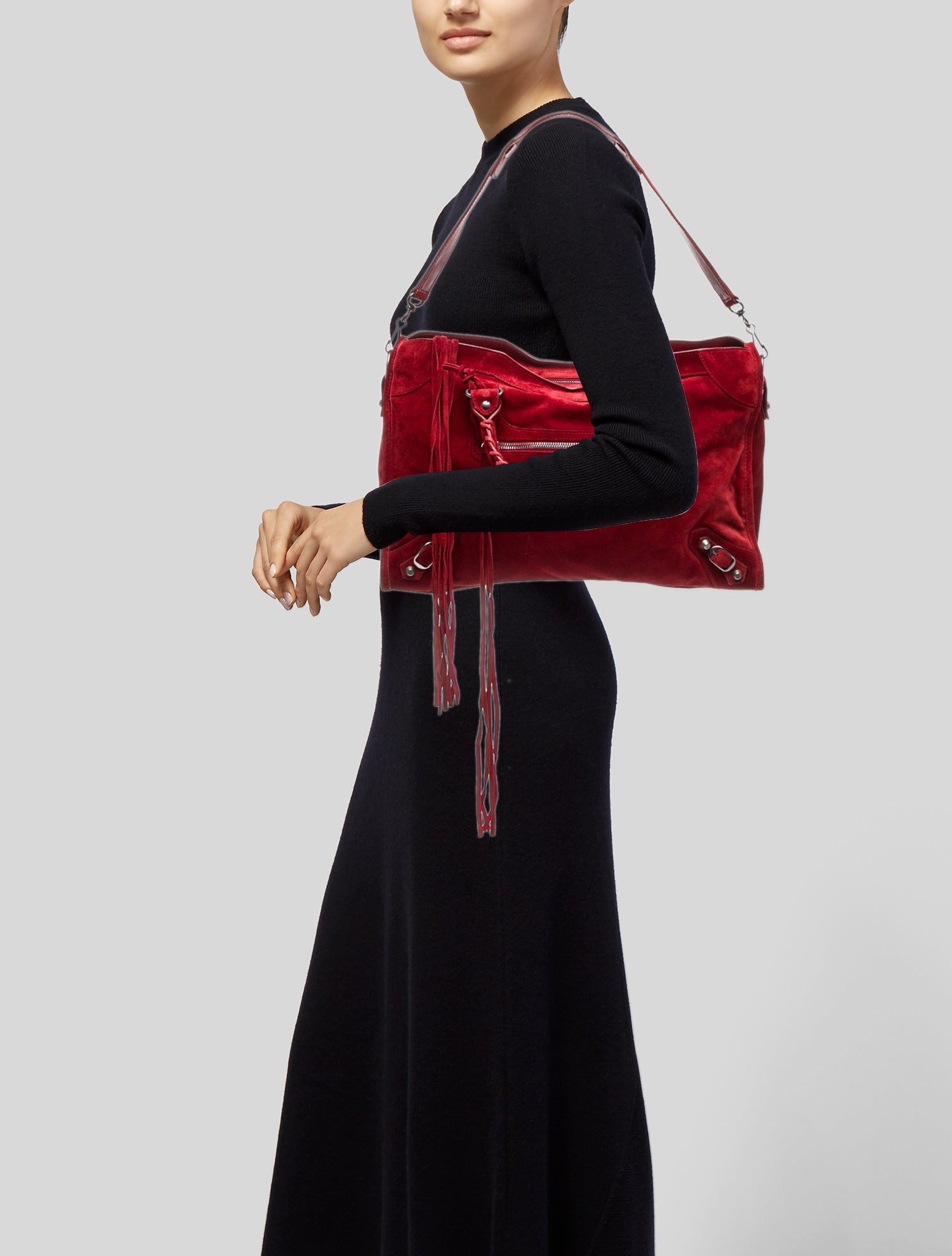 Balenciaga Suede Motocross Classic City