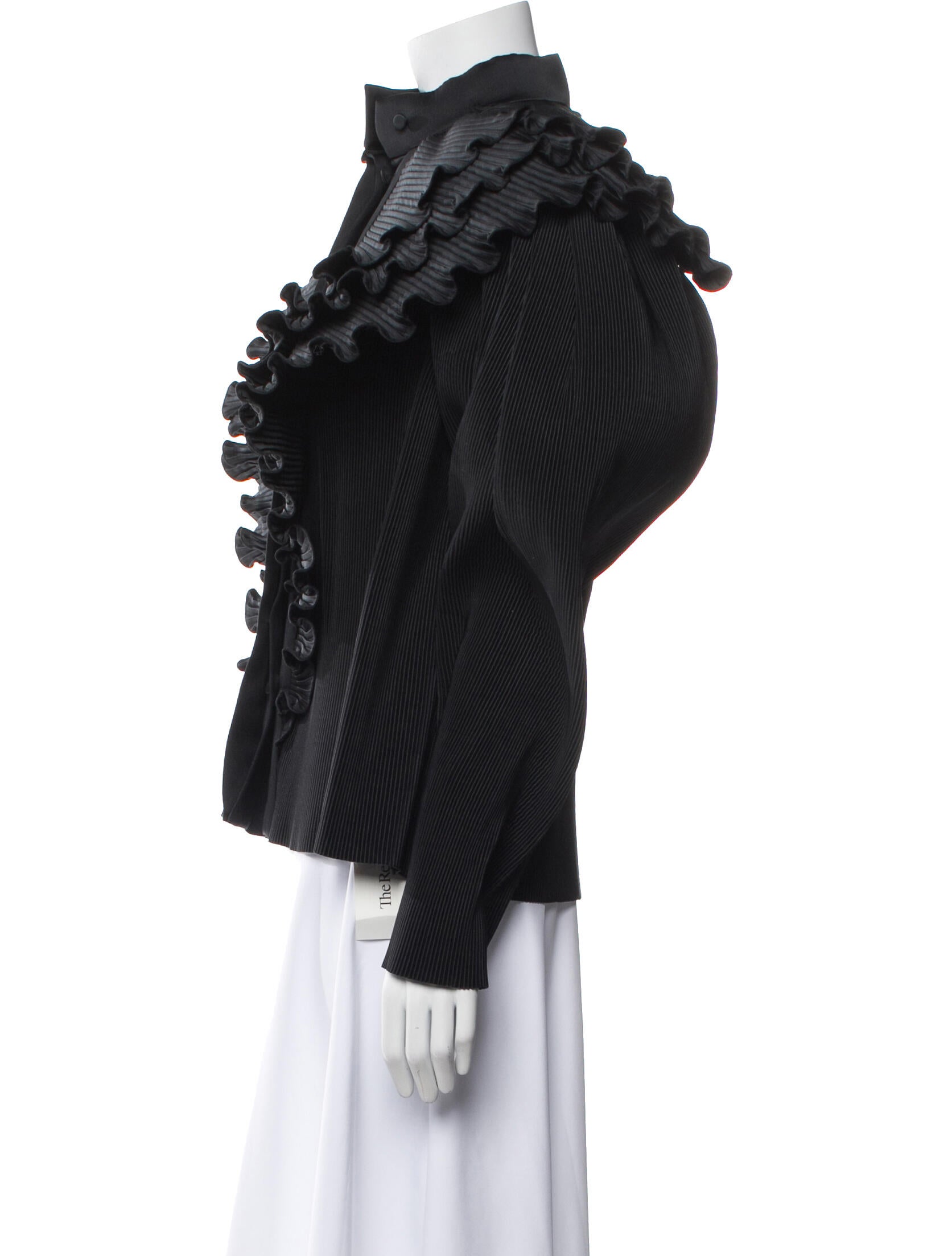 Balenciaga 2019 Mock Neck Blouse