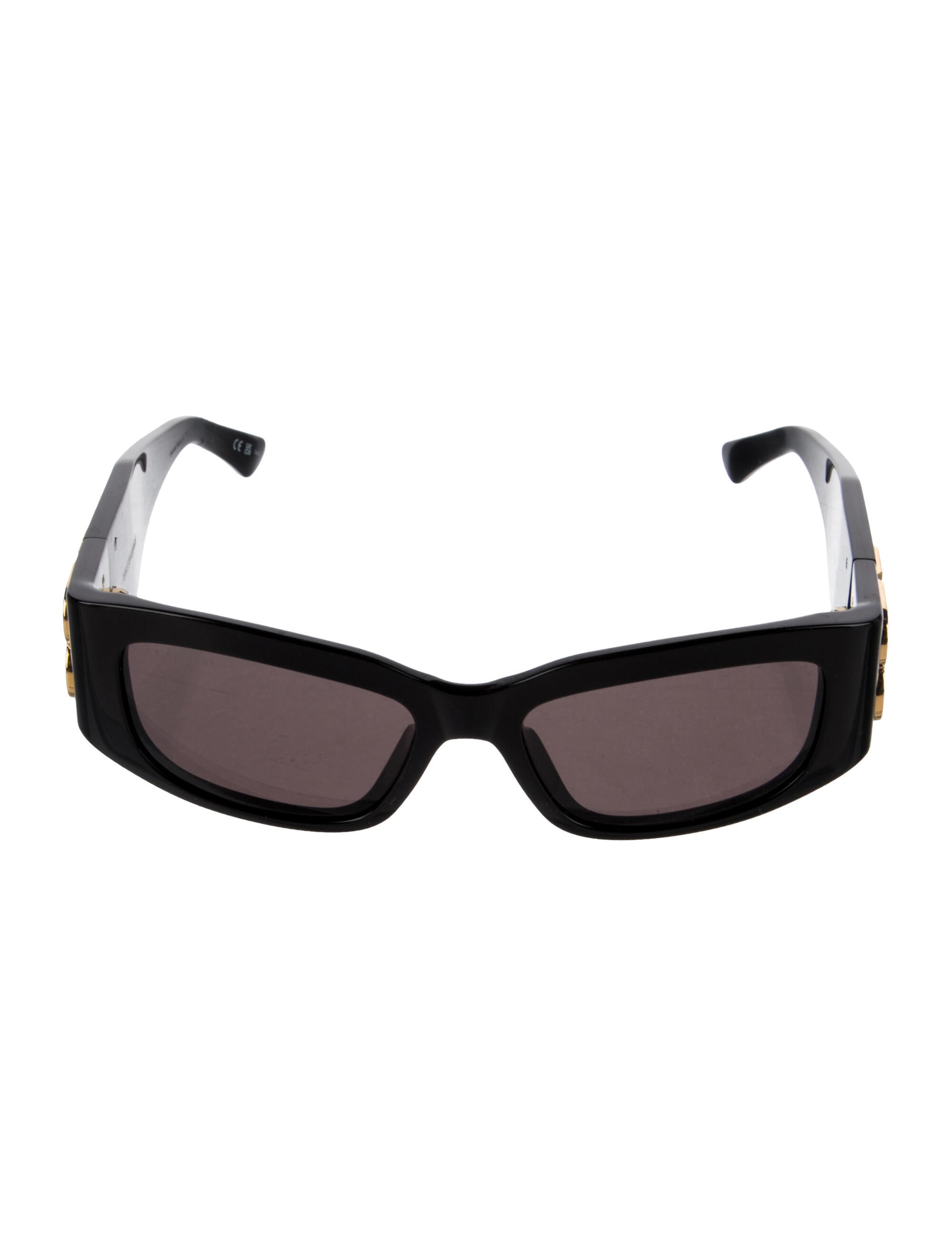 Balenciaga Square Tinted Sunglasses