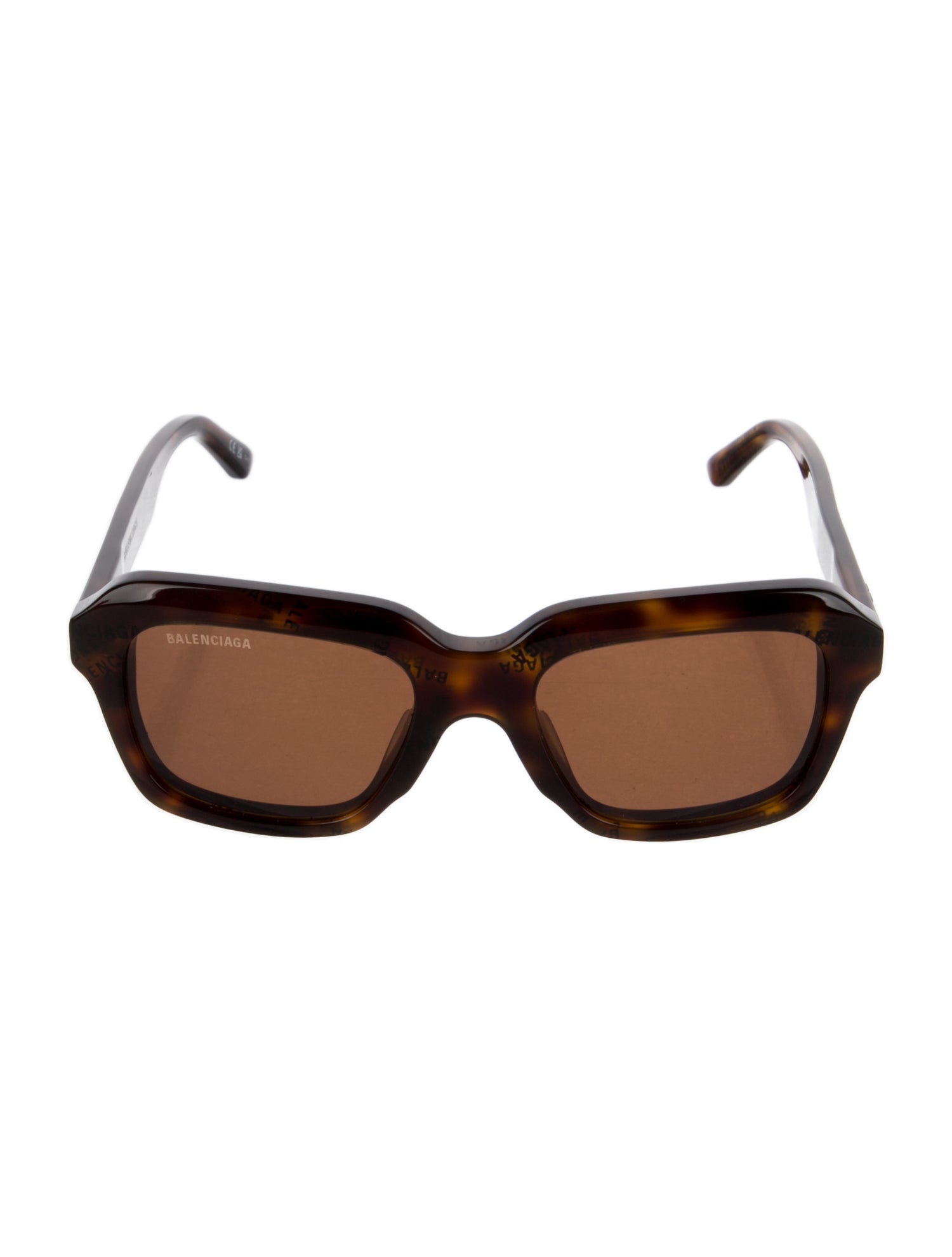 Balenciaga Square Tinted Sunglasses