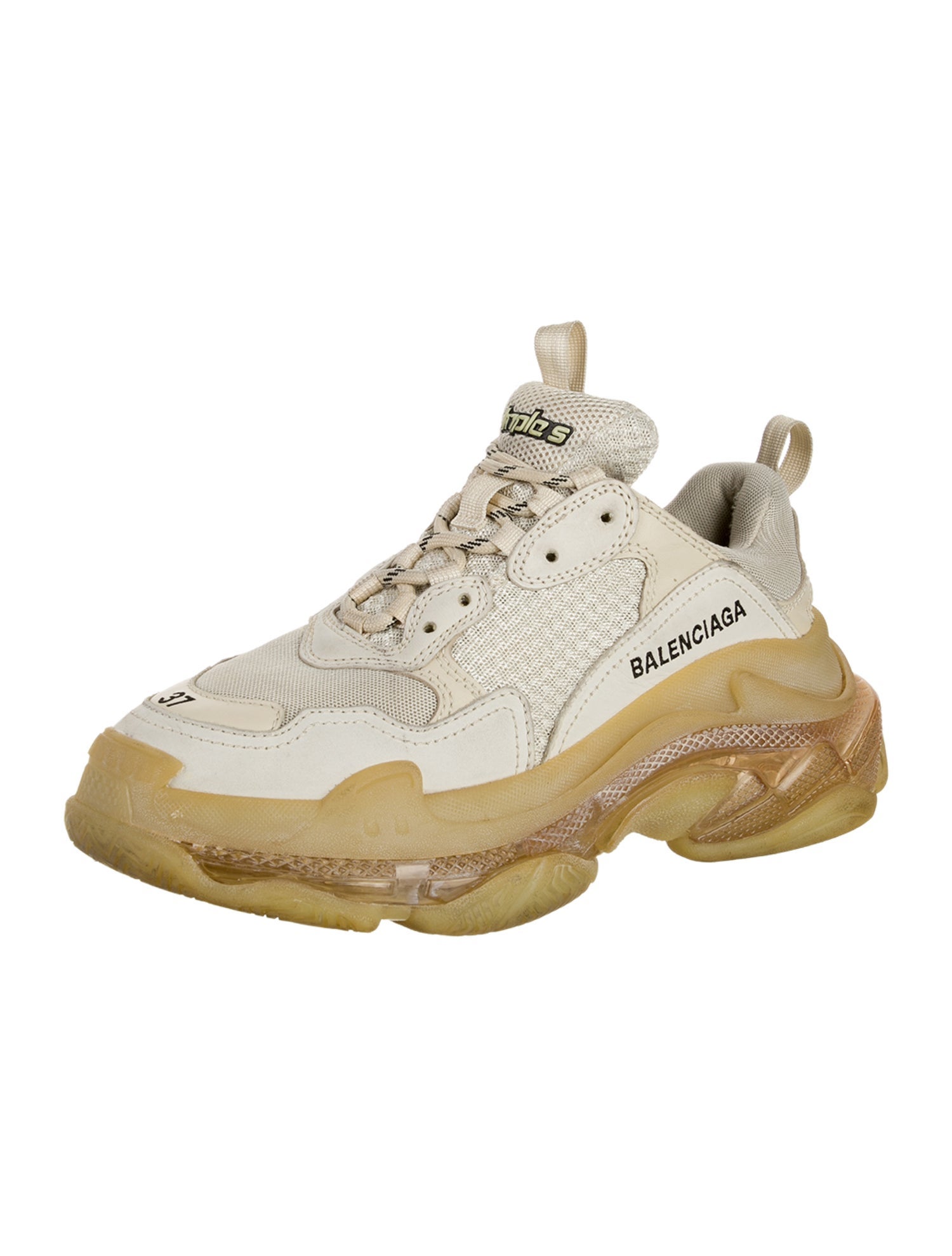 Balenciaga Triple S 'Clear Sole' Chunky Sneakers