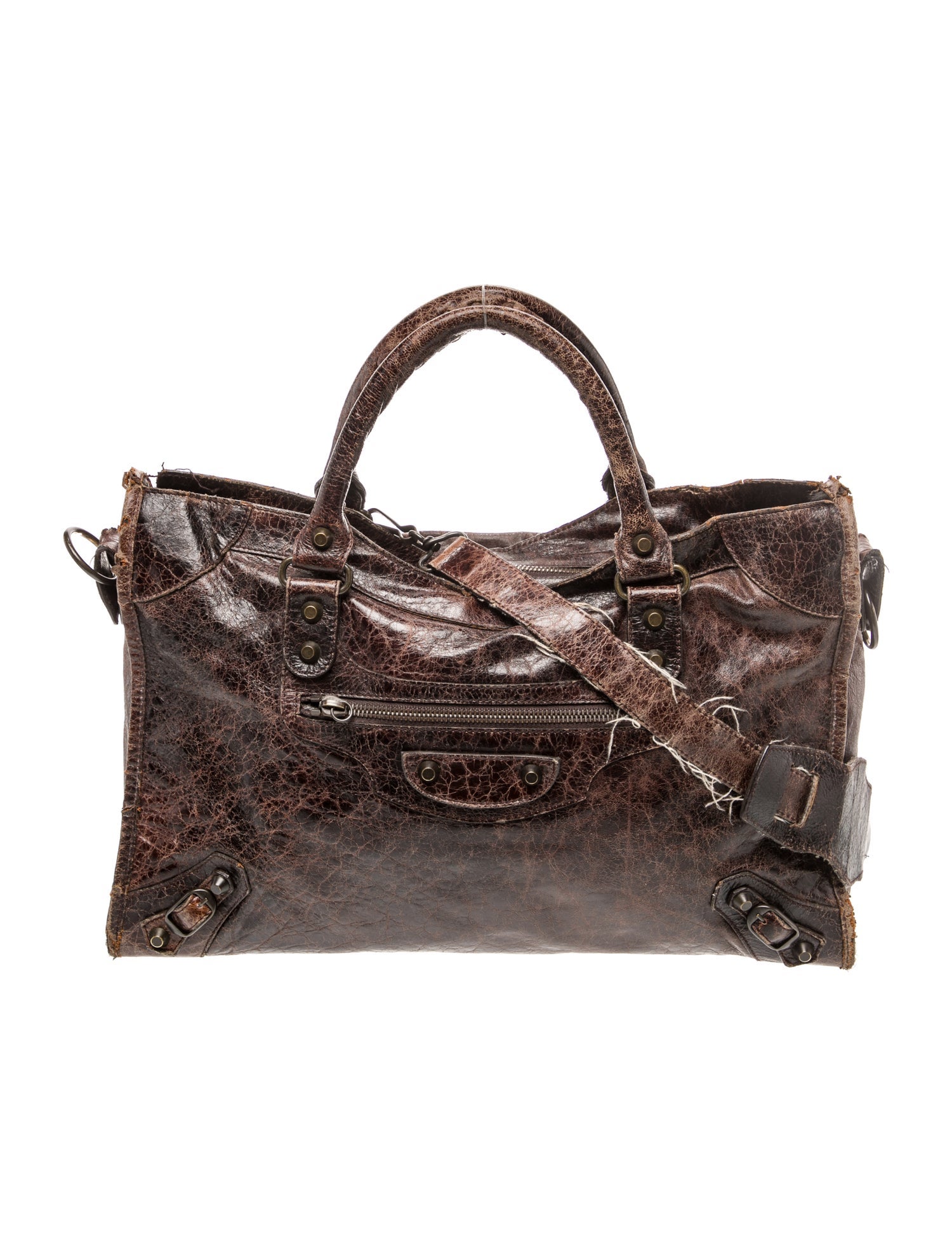 Balenciaga Leather Motocross Classic City Vintage