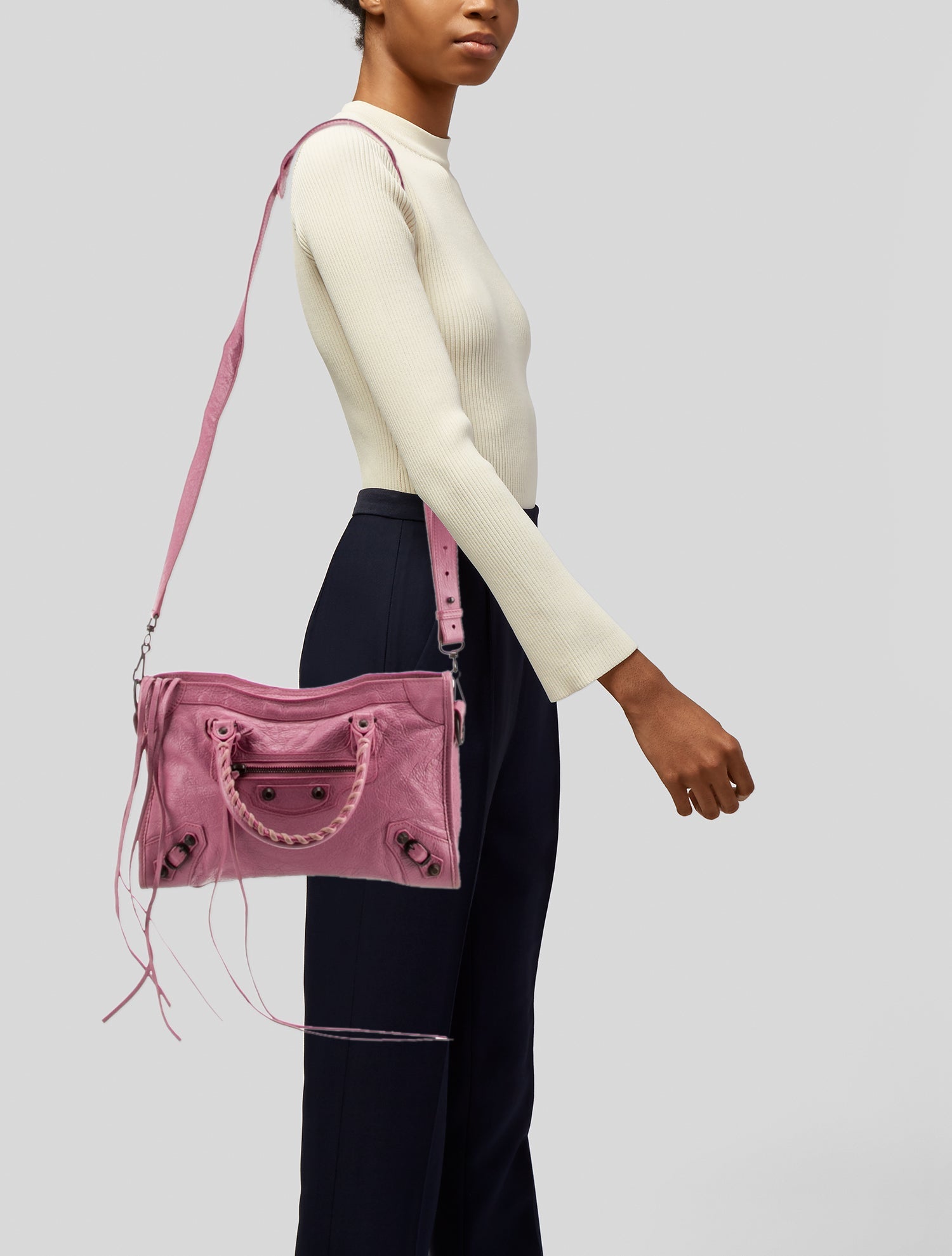 Balenciaga Leather Motocross Classic City