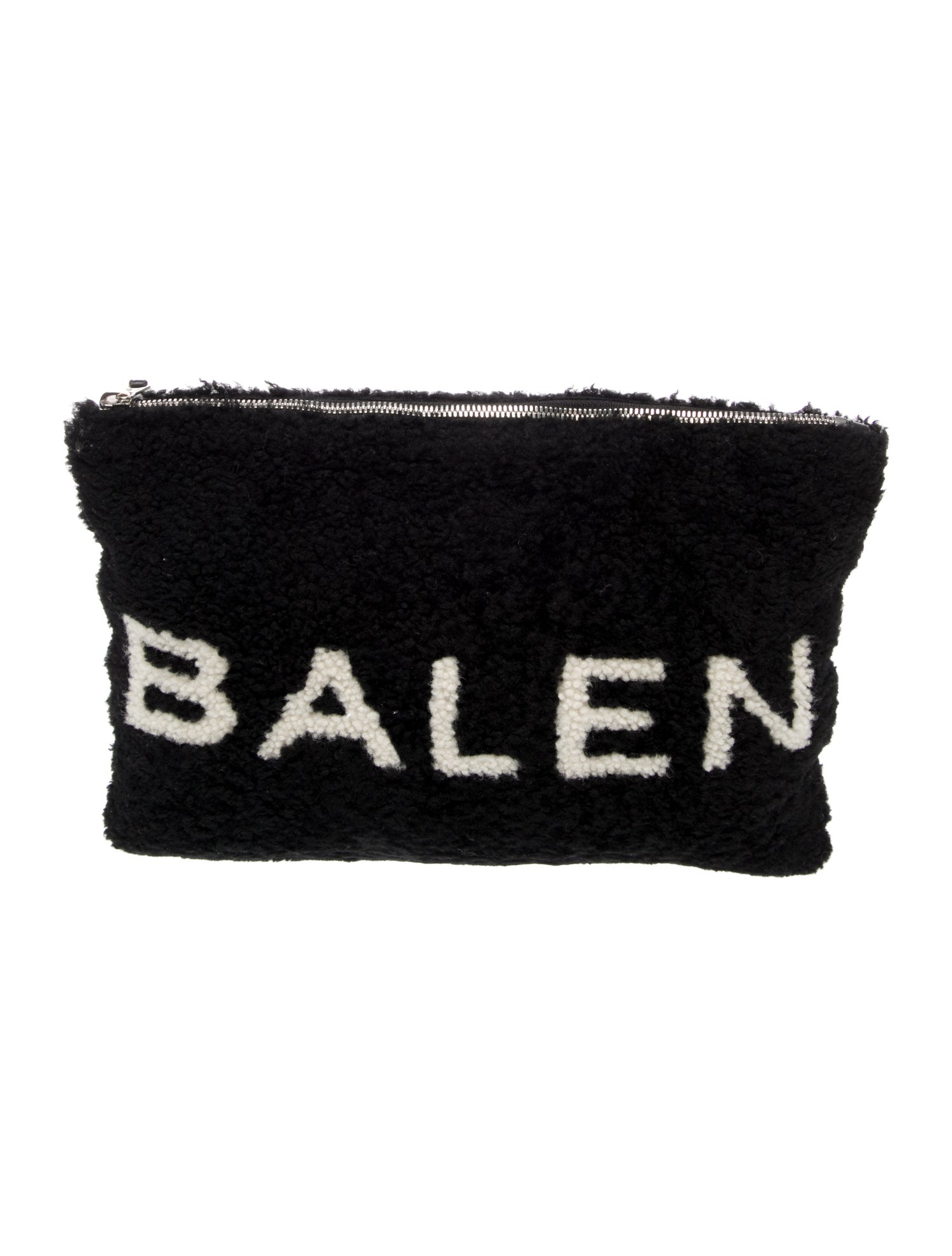 Balenciaga Shearling Clutch