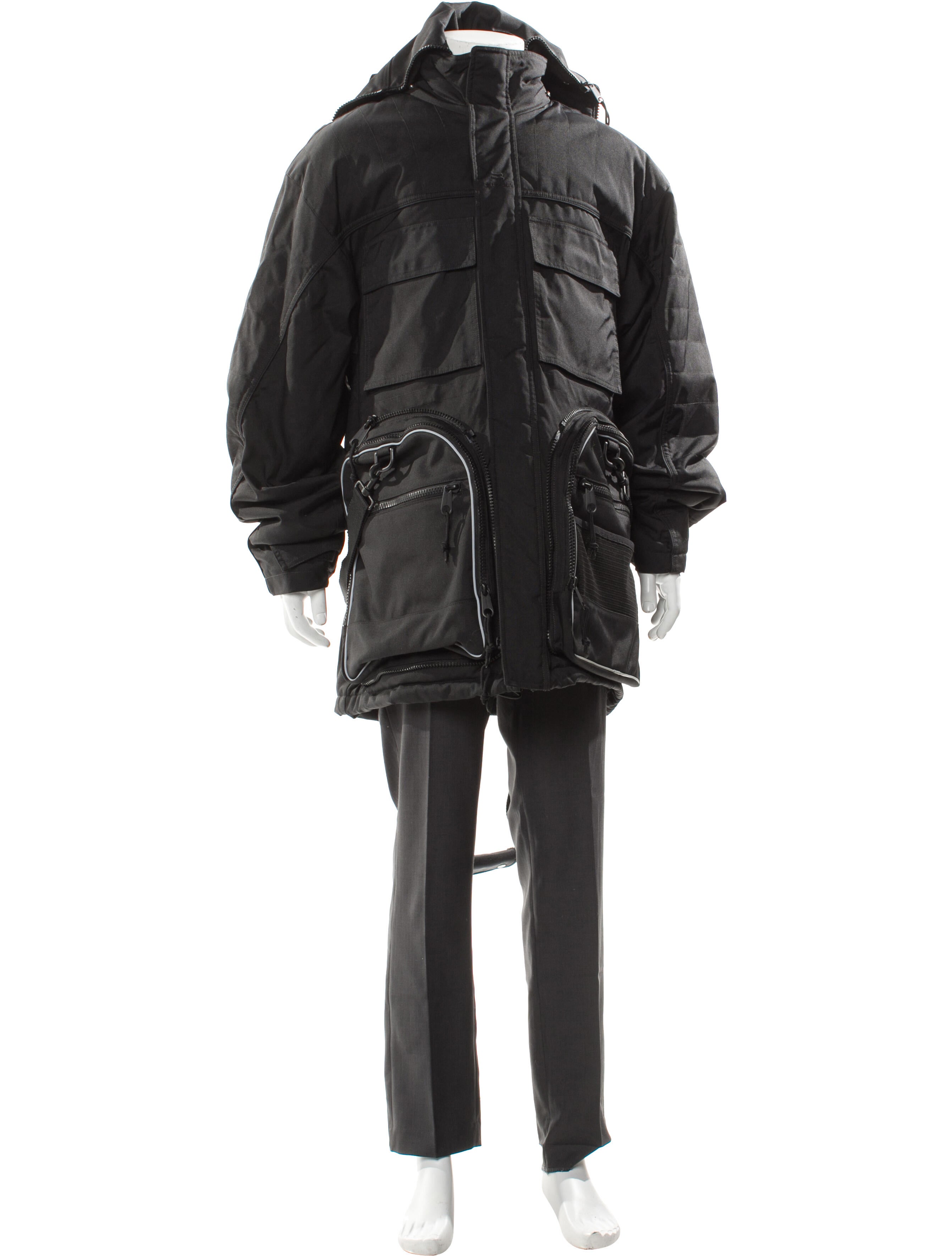 Balenciaga 2023 Convertible Canvas Gym Bag Parka w/ Tags